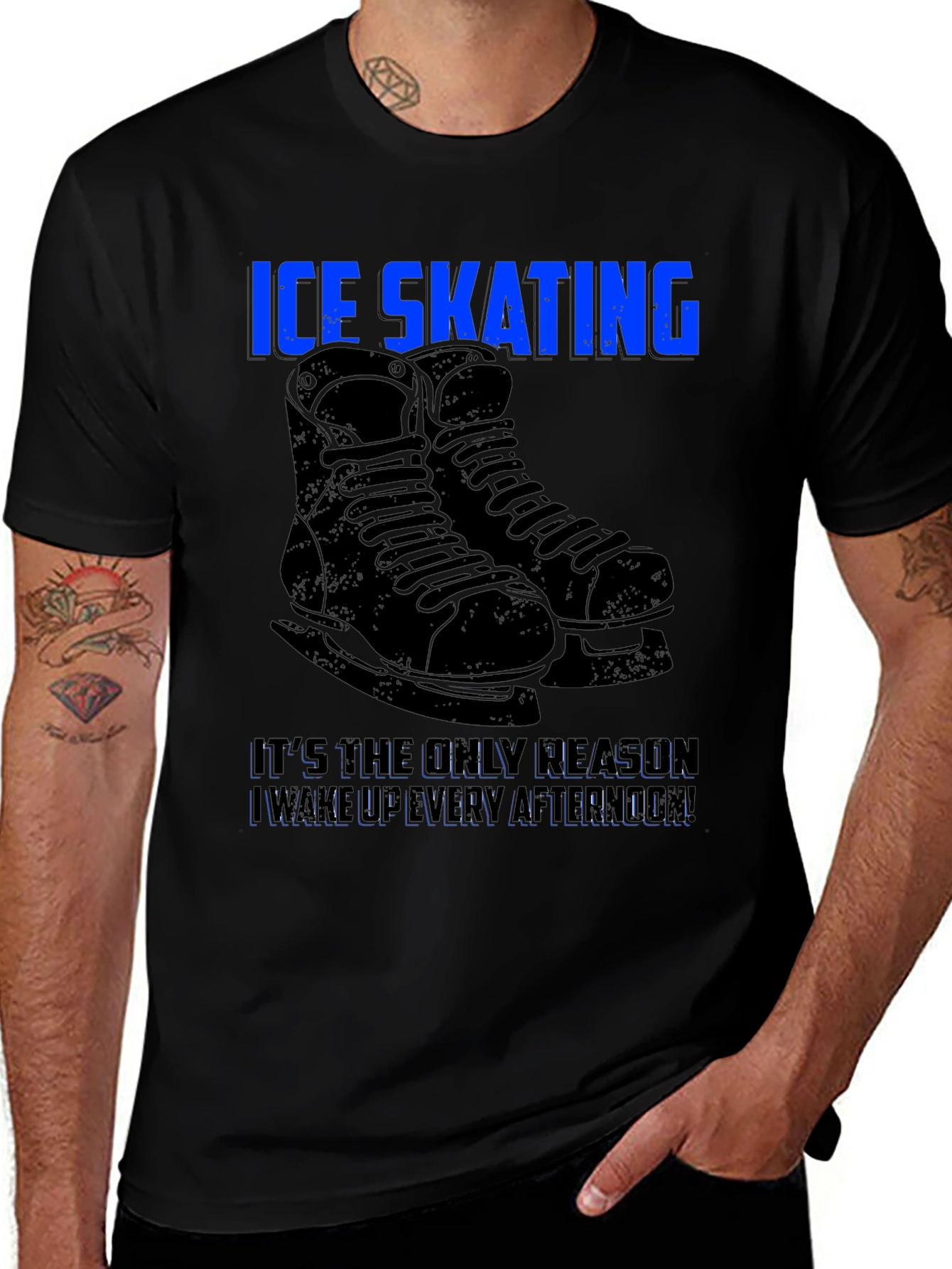 Variant 2 of Ice Skating Reason Graphic Tee