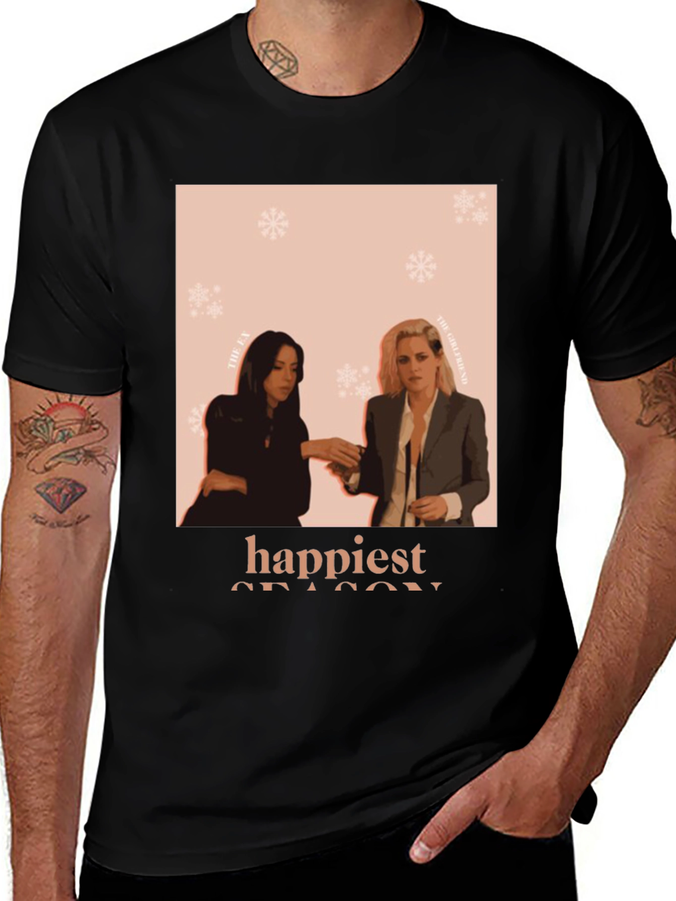 Variant 9 of Happiest Season T-Shirt, Kristen Stewart Tee, Movie Fan Apparel