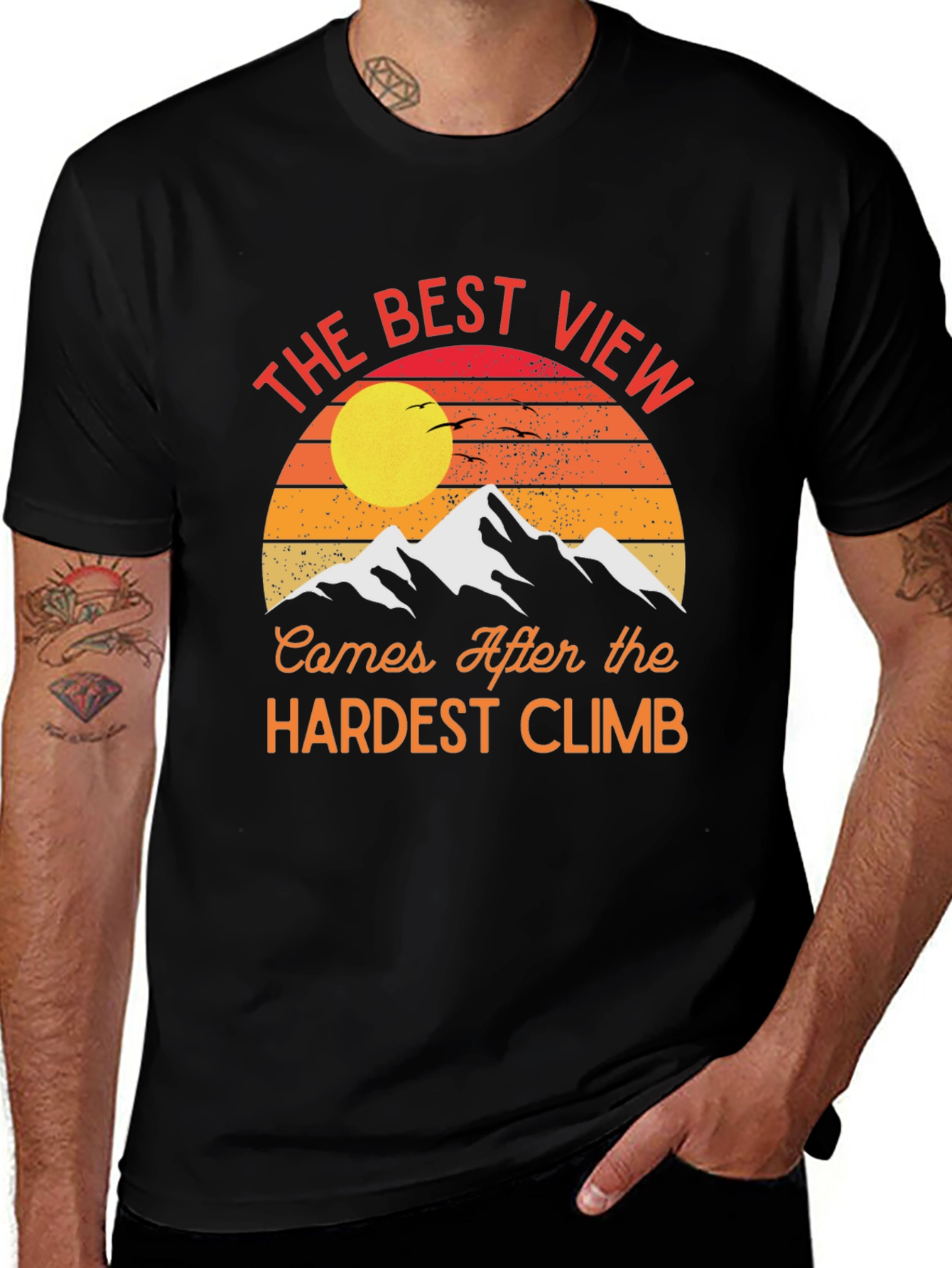 Variant 15 of Best View Climb Graphic Tee