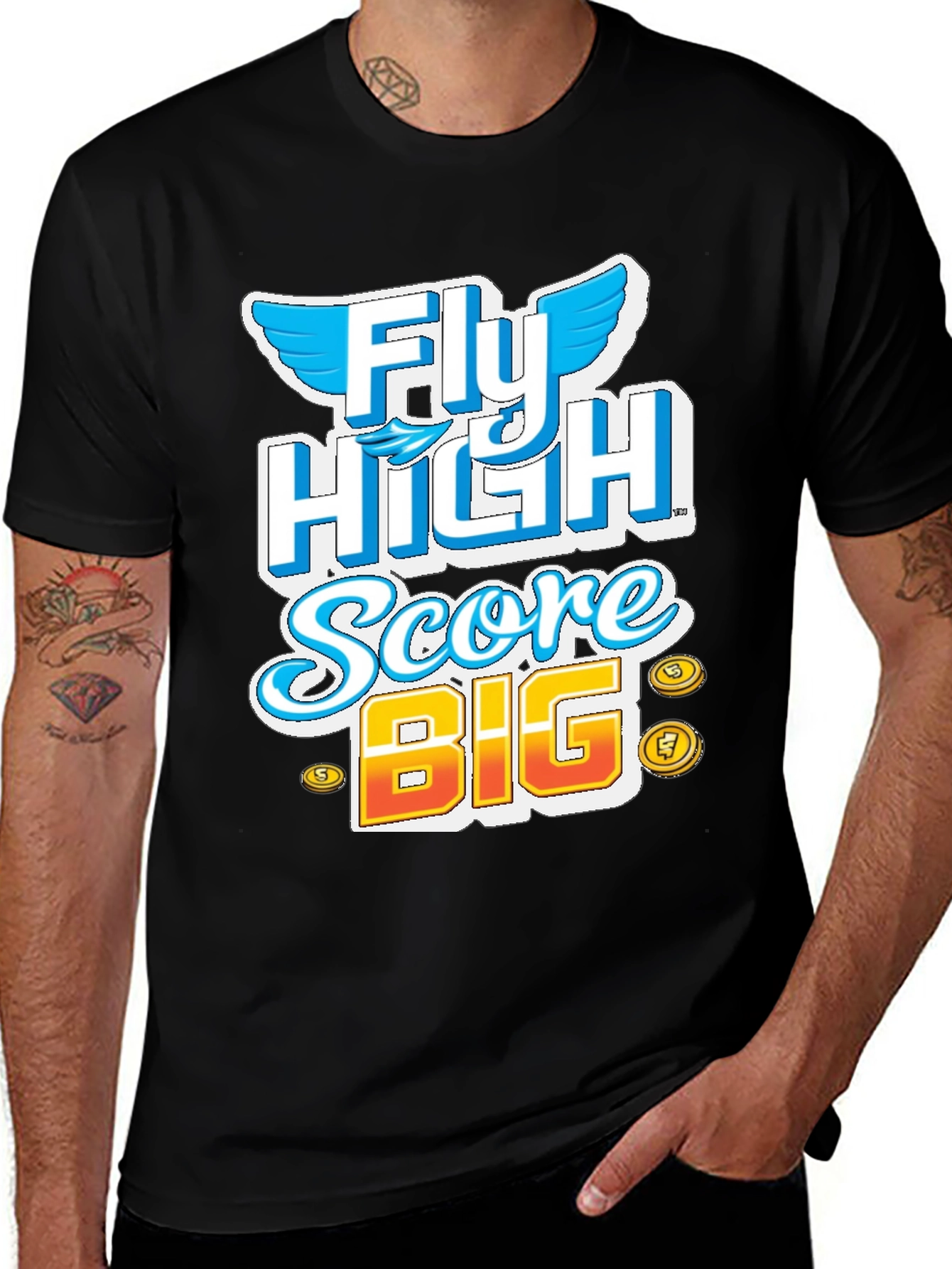 Variant 18 of Fly High Graphic T-Shirt
