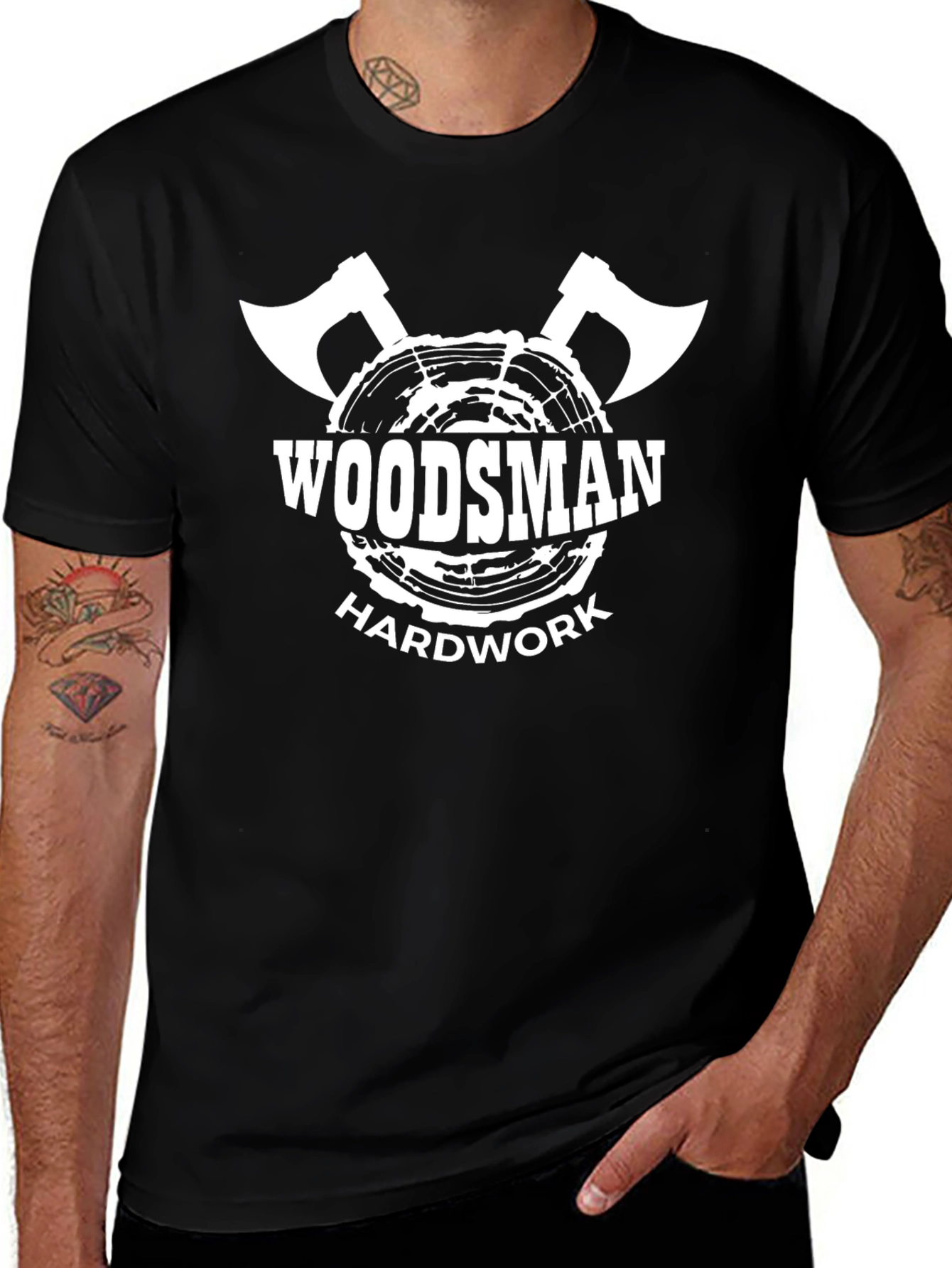 Woodsman Hardwork Graphic Tee