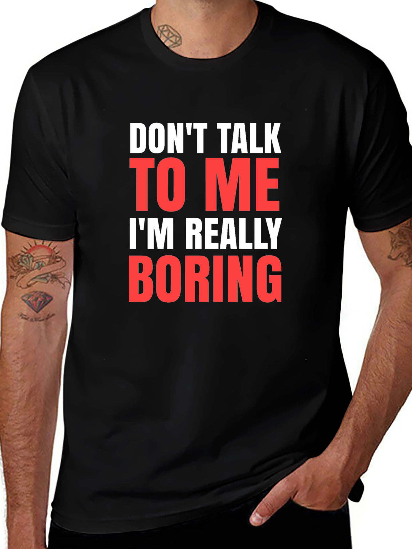Variant 23 of Funny Sarcastic Graphic Tee - Don't Talk to Me T-Shirt