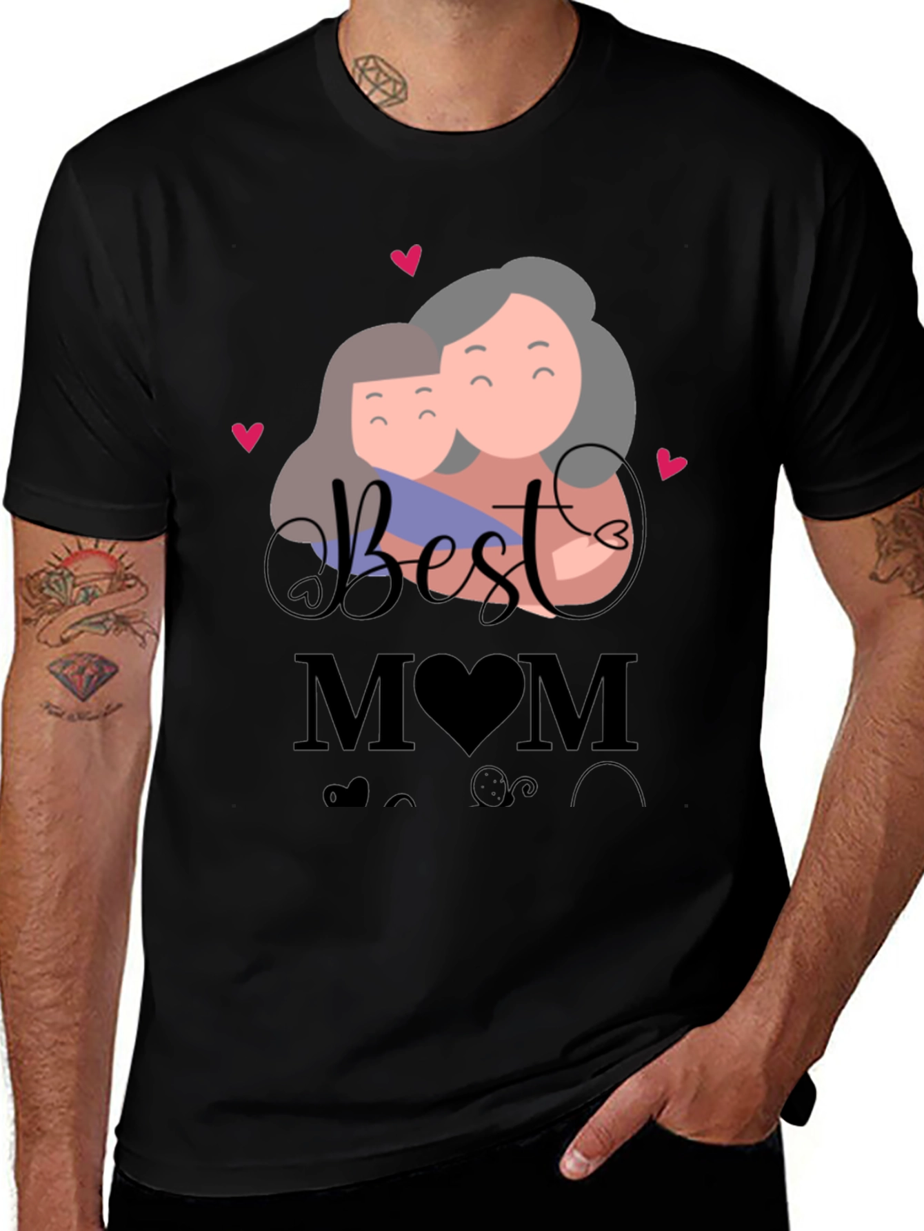 Variant 18 of Best Mom Ever Graphic Tee