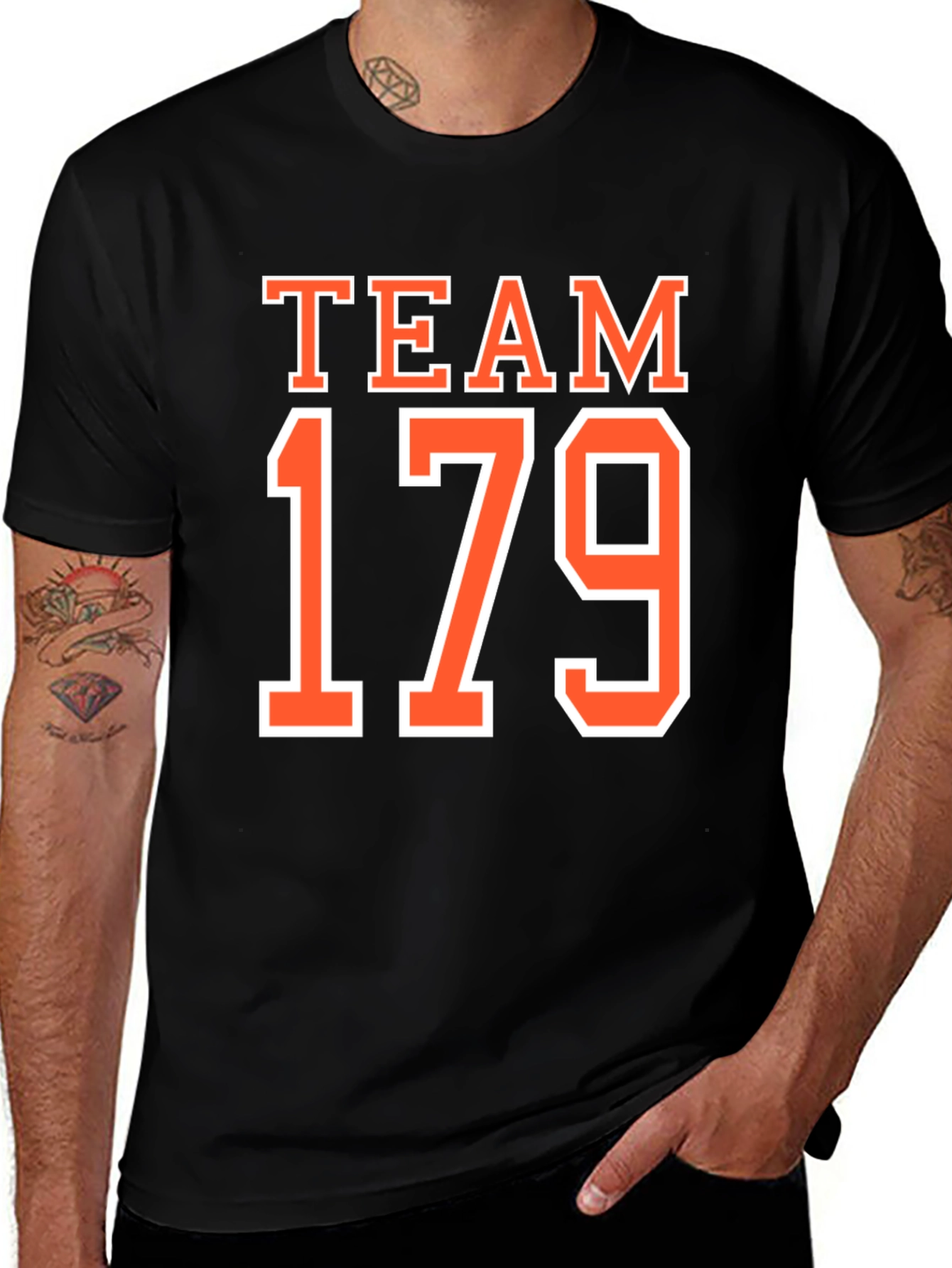 Variant 12 of Team 179 Black T-Shirt