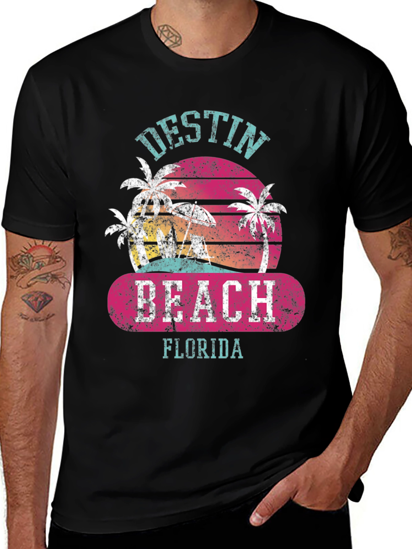 Variant 29 of Destin Beach Florida Graphic Tee