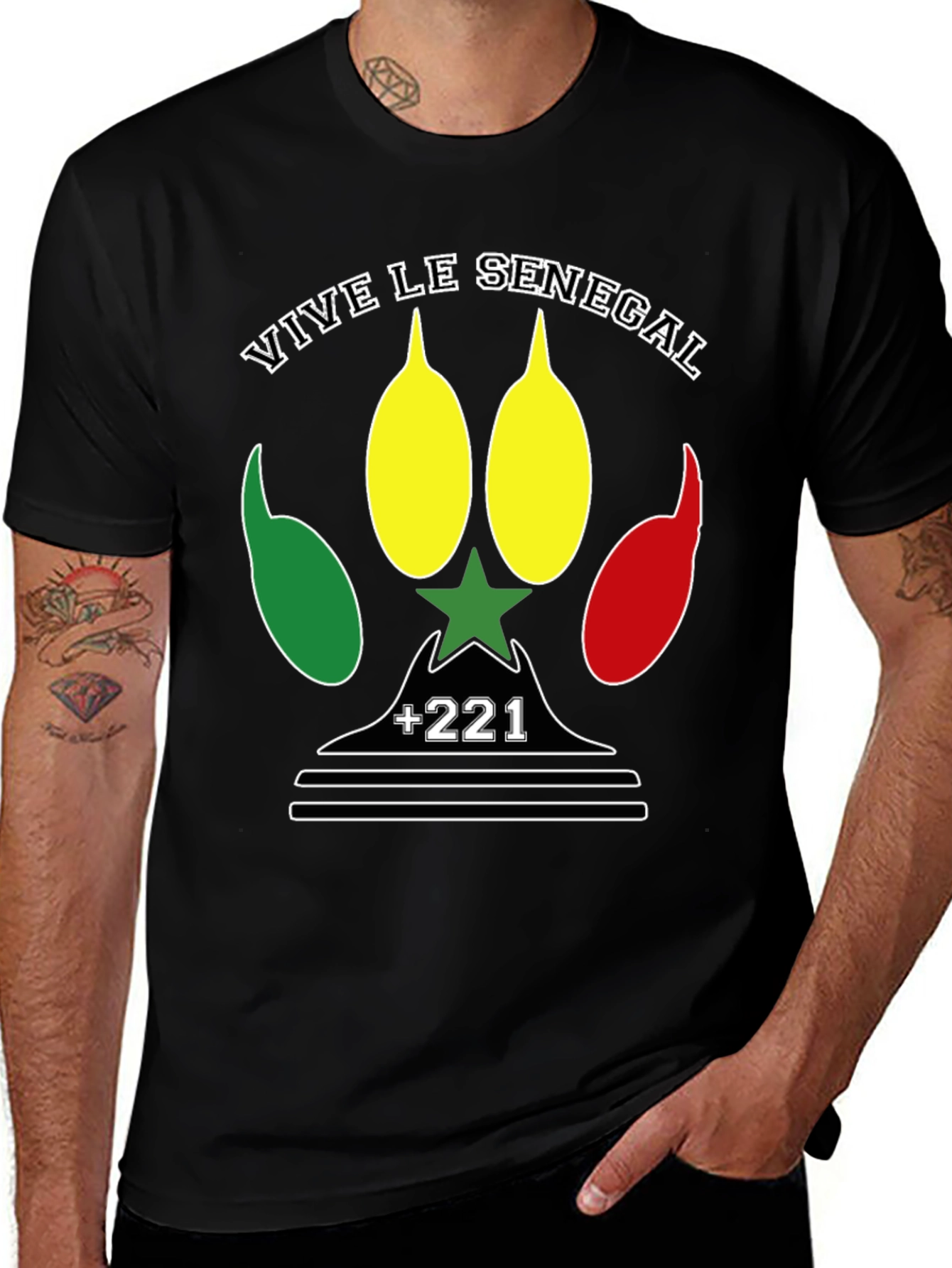 Vive Le Senegal Graphic Tee