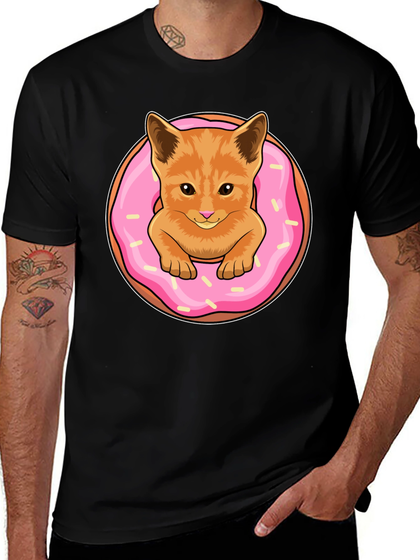 Variant 21 of Kitten Donut T-Shirt