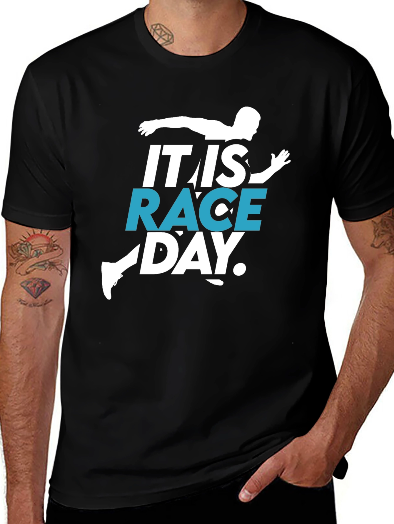 It is Race Day T-Shirt - Black
