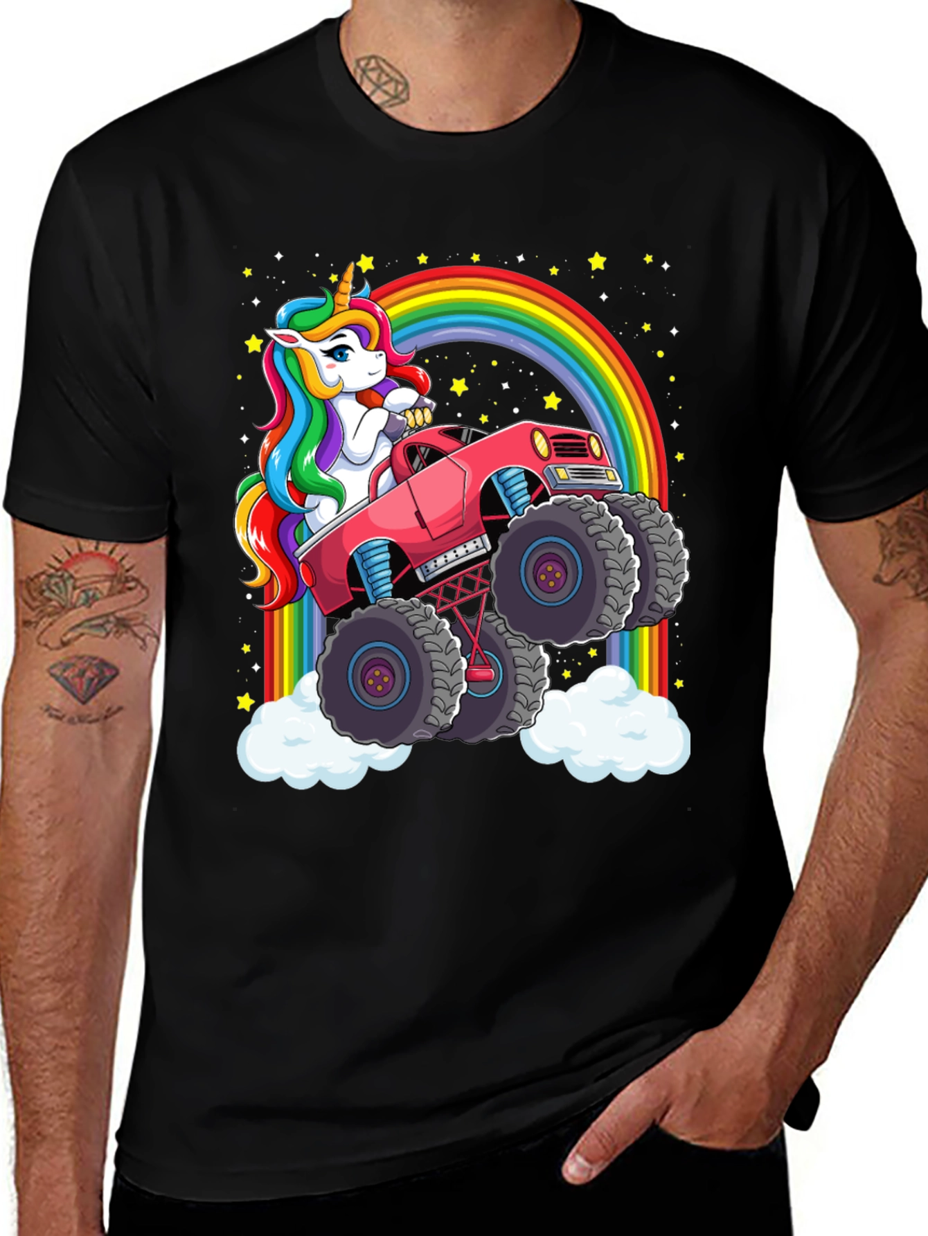 Variant 2 of Unicorn Monster Truck T-Shirt