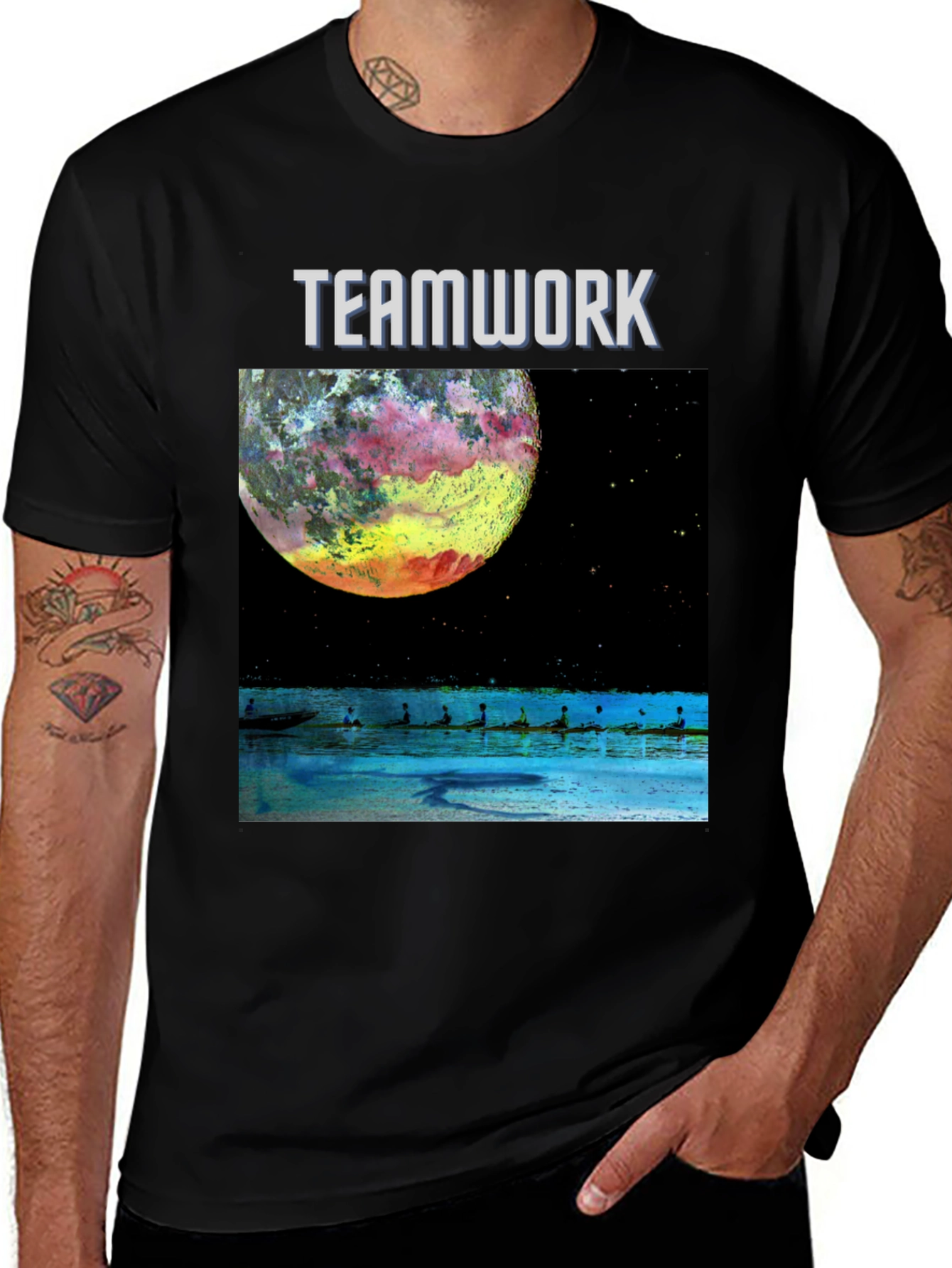 Teamwork Graphic T-Shirt