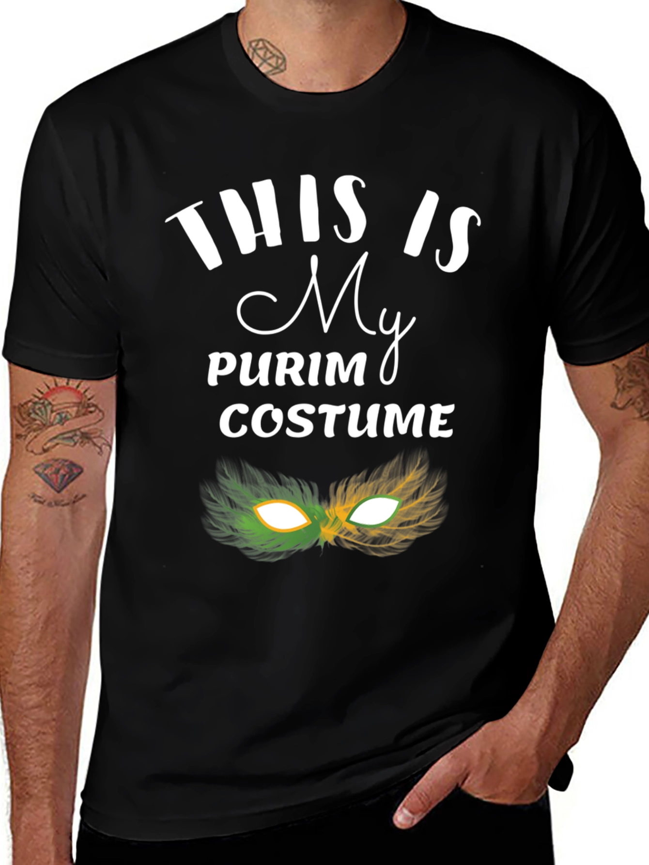 Purim Costume T-Shirt - This is My Costume