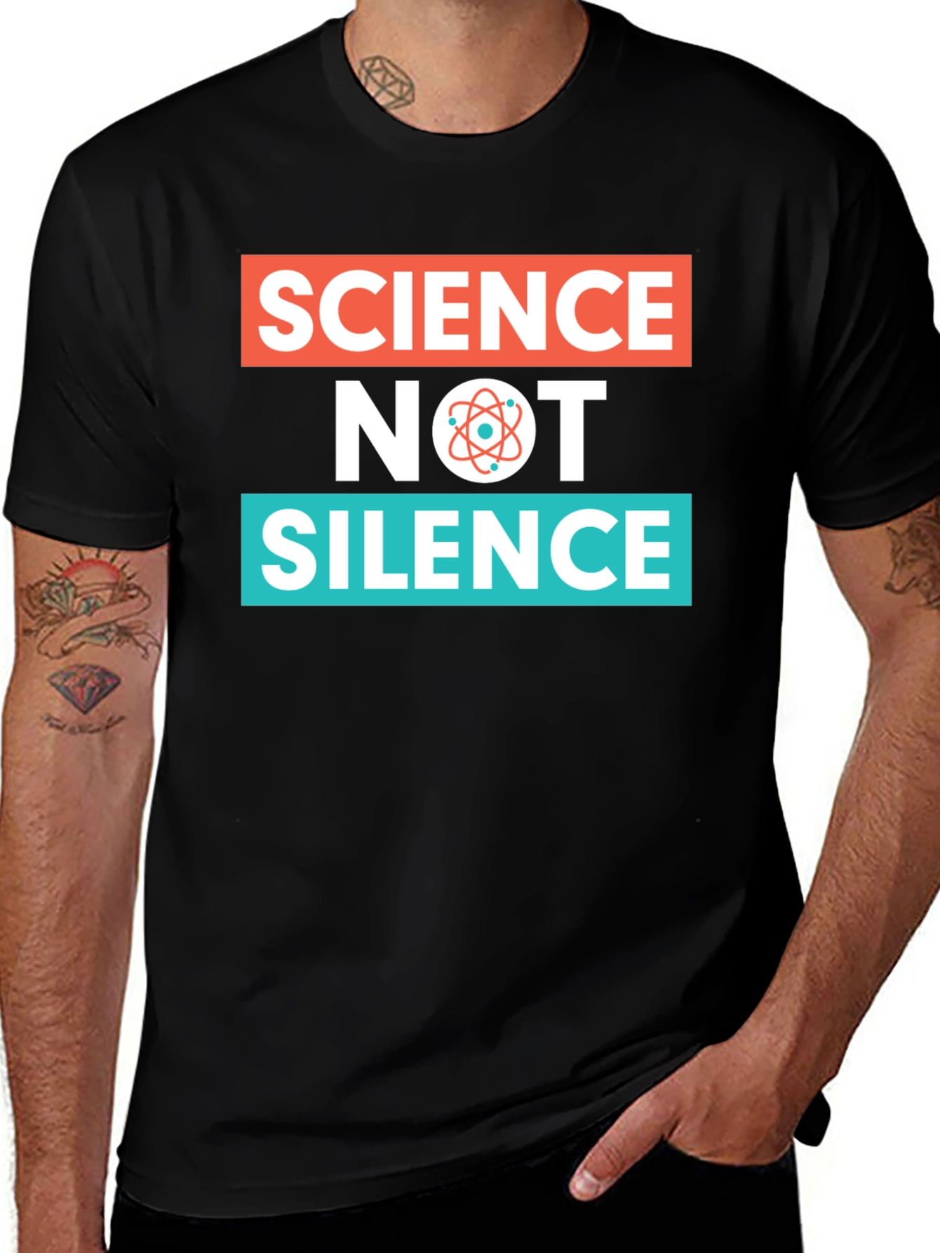 Variant 20 of Science Not Silence Graphic Tee