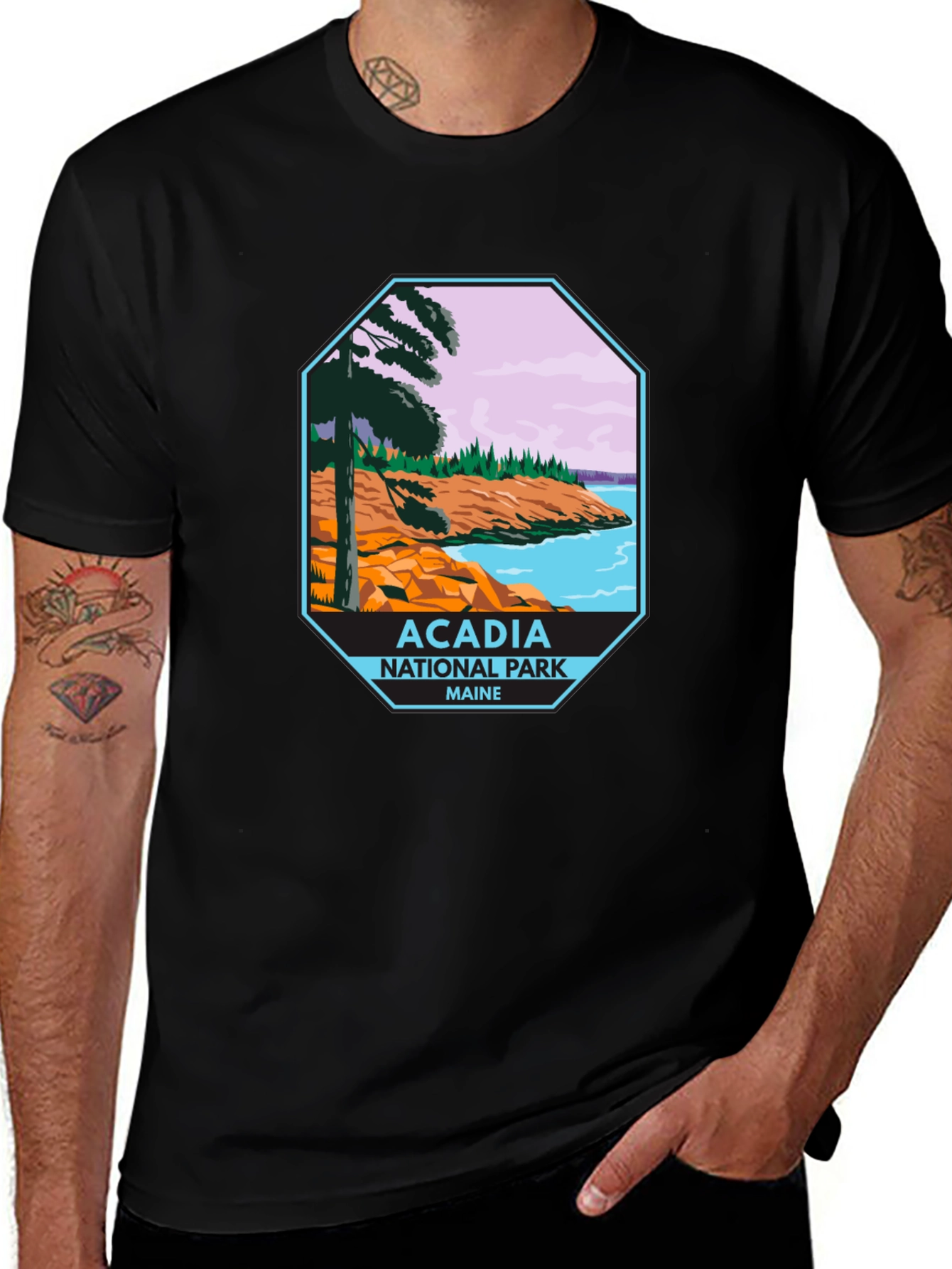 Acadia National Park Maine Graphic Tee