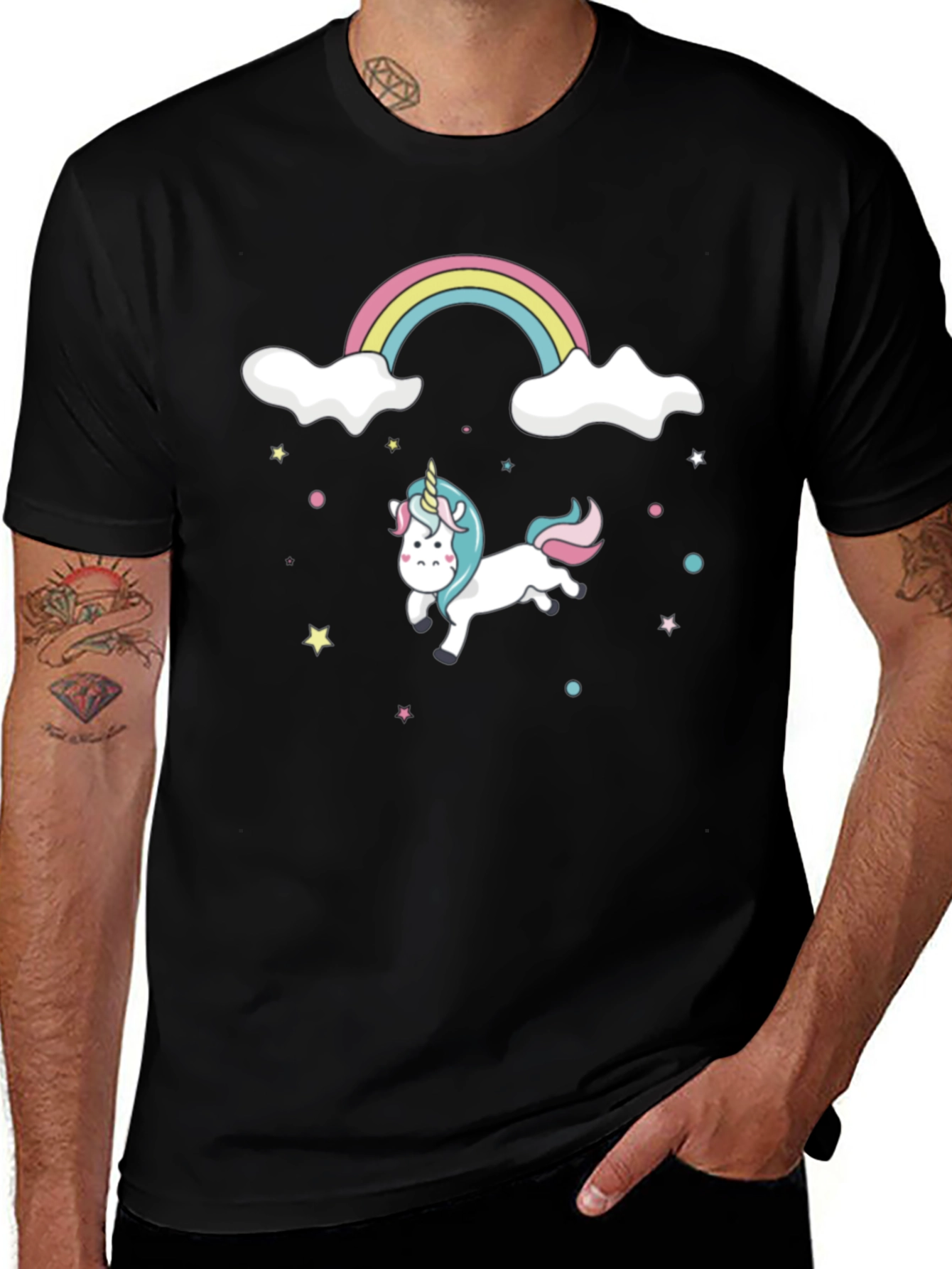 Variant 11 of Unicorn Rainbow T-Shirt - Magical Design