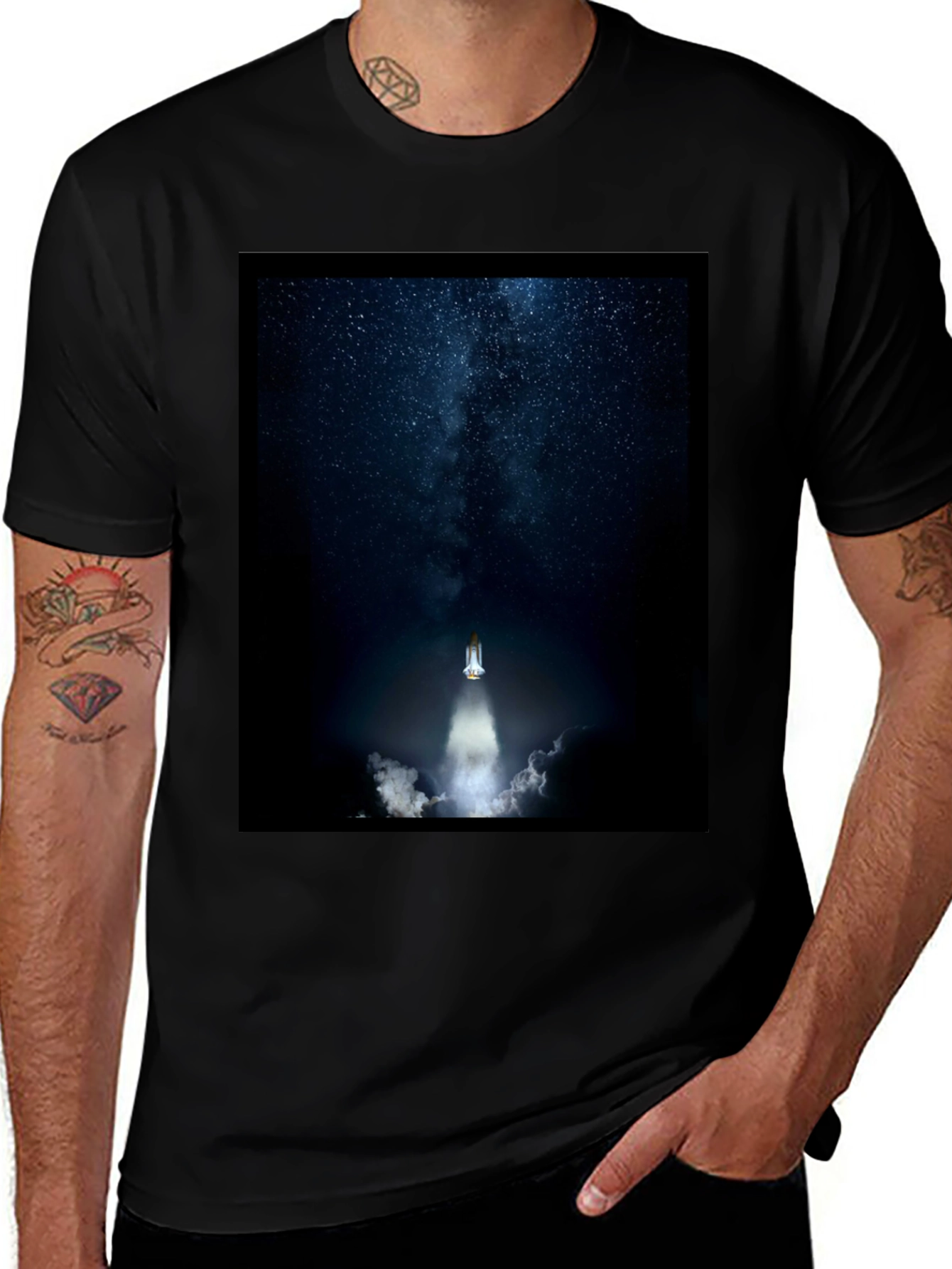 Galaxy Space Shuttle T-Shirt