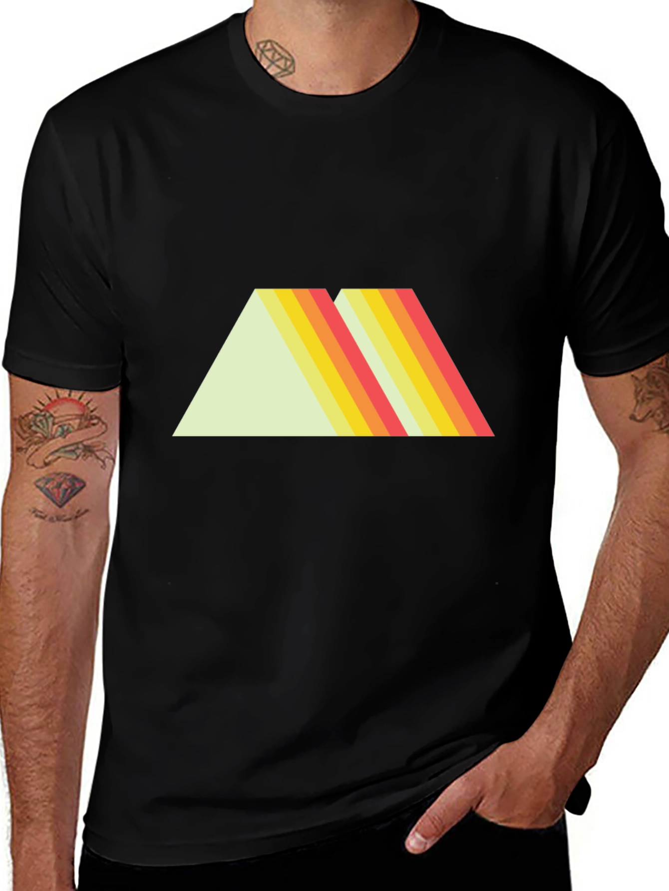 Variant 21 of Retro Mountain Graphic Tee