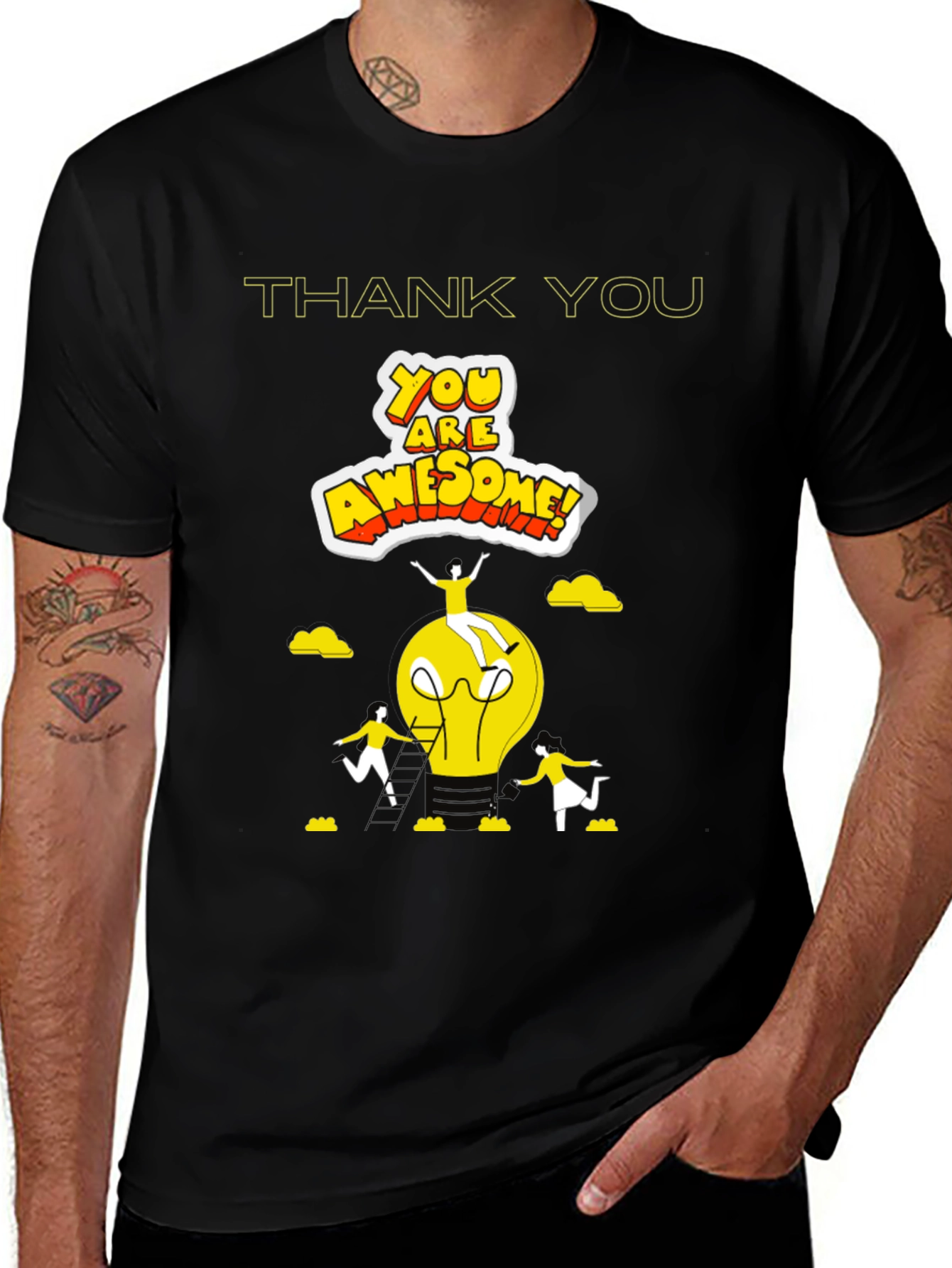 Variant 2 of You are Awesome Graphic Tee