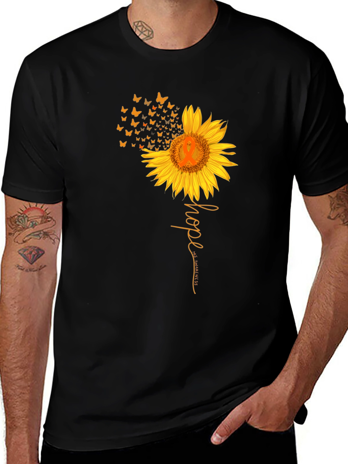 Variant 22 of Hope Sunflower Awareness T-Shirt