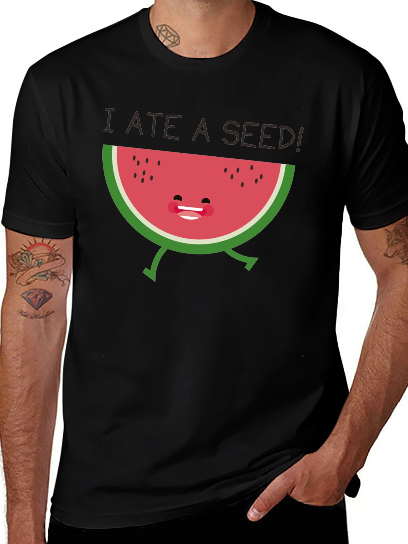 Variant 21 of I Ate a Seed! Funny Watermelon Graphic Tee