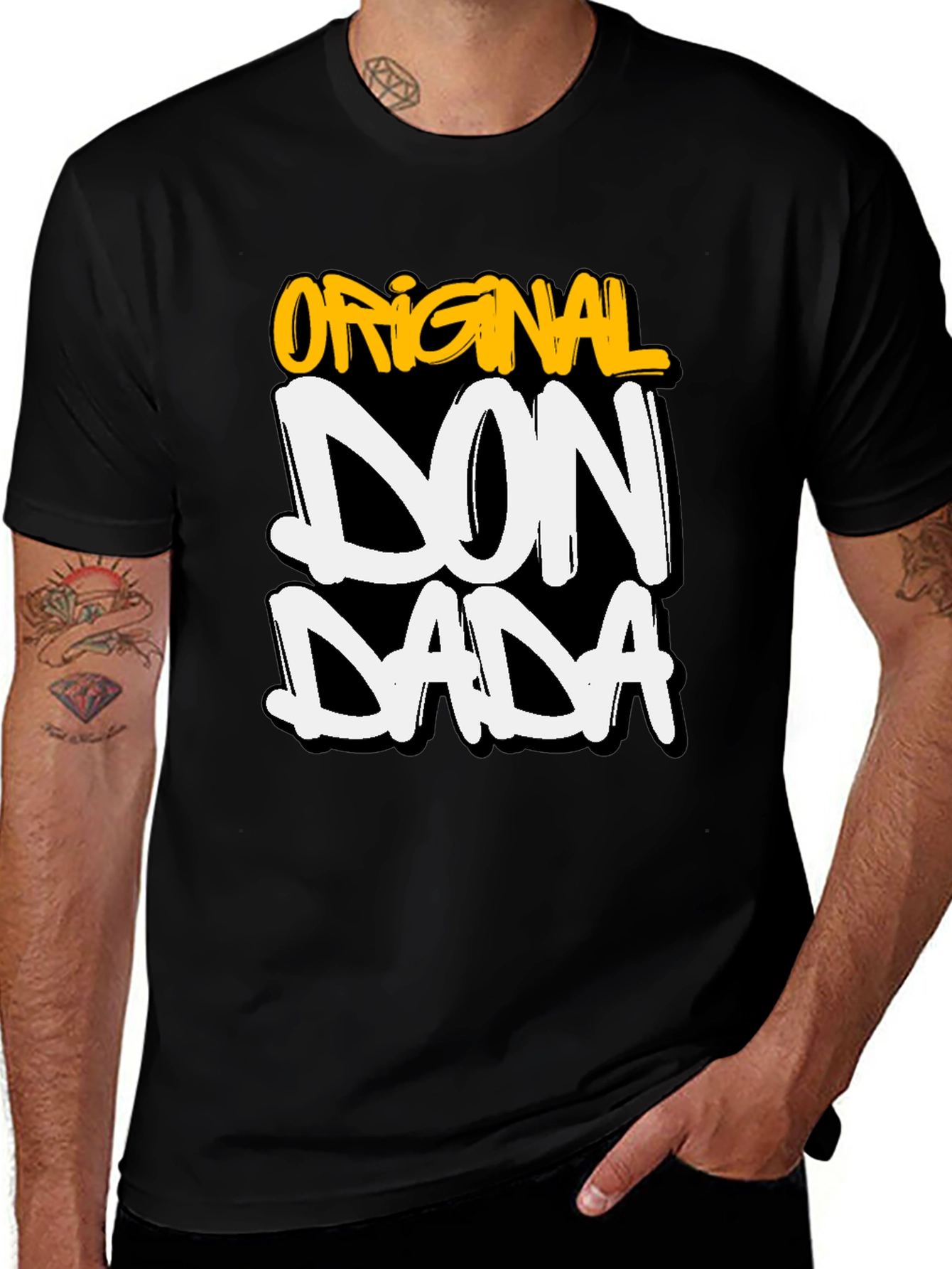 Variant 16 of Original Don Dada Black T-Shirt - Men's Graphic Tee