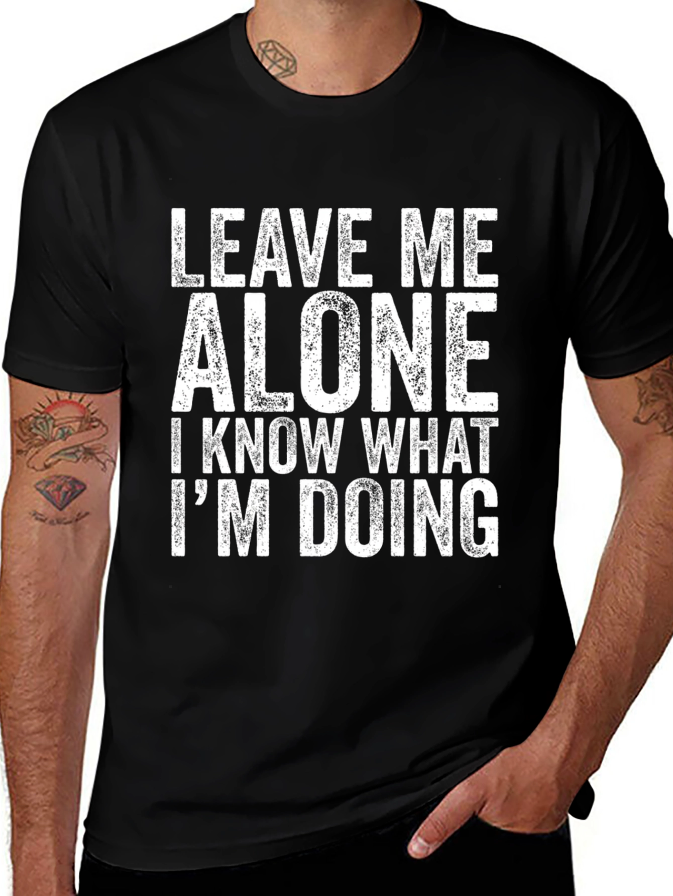 Variant 11 of Leave Me Alone T-Shirt - Funny Graphic Tee