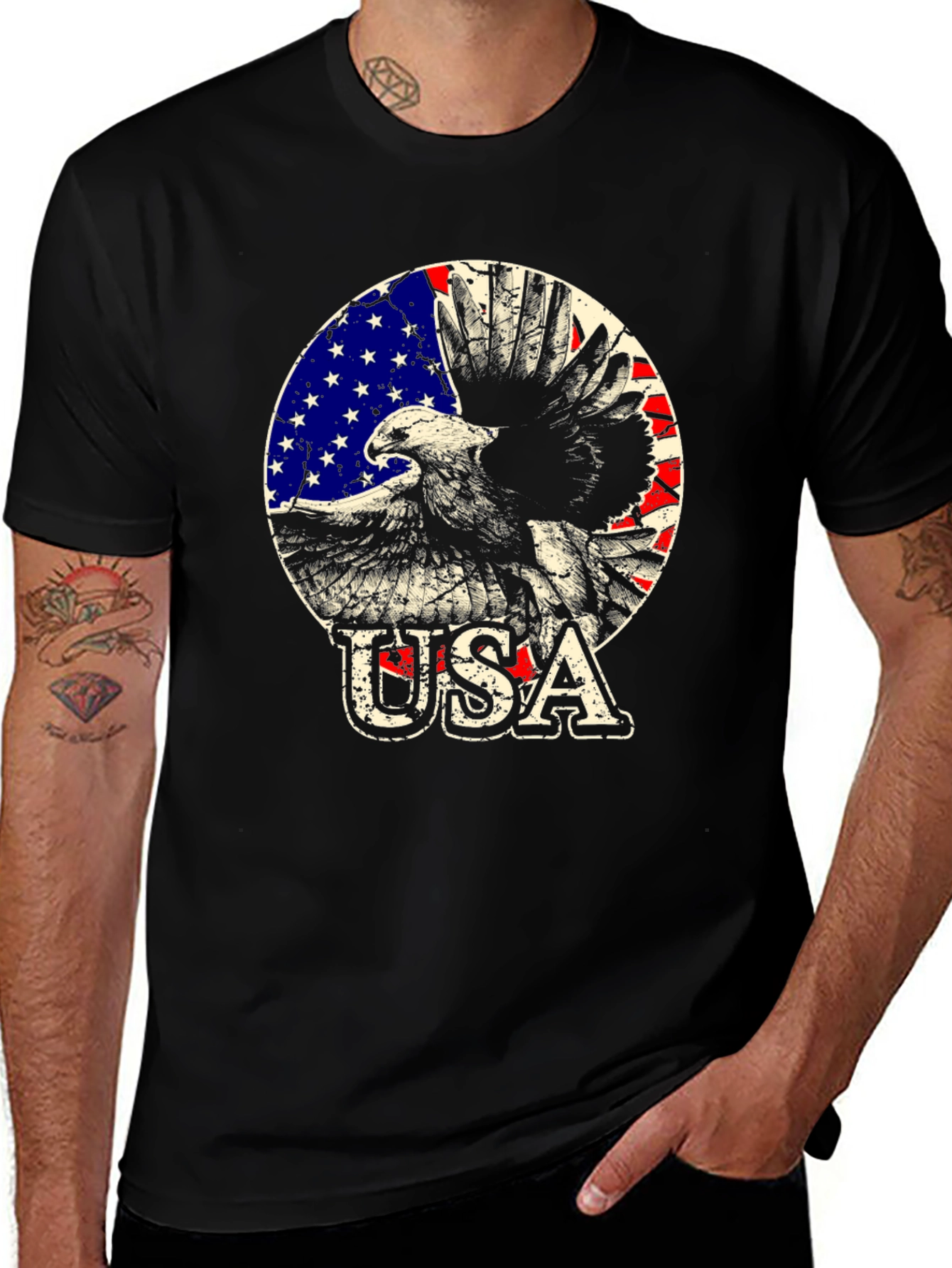 Variant 2 of USA Eagle Graphic T-Shirt