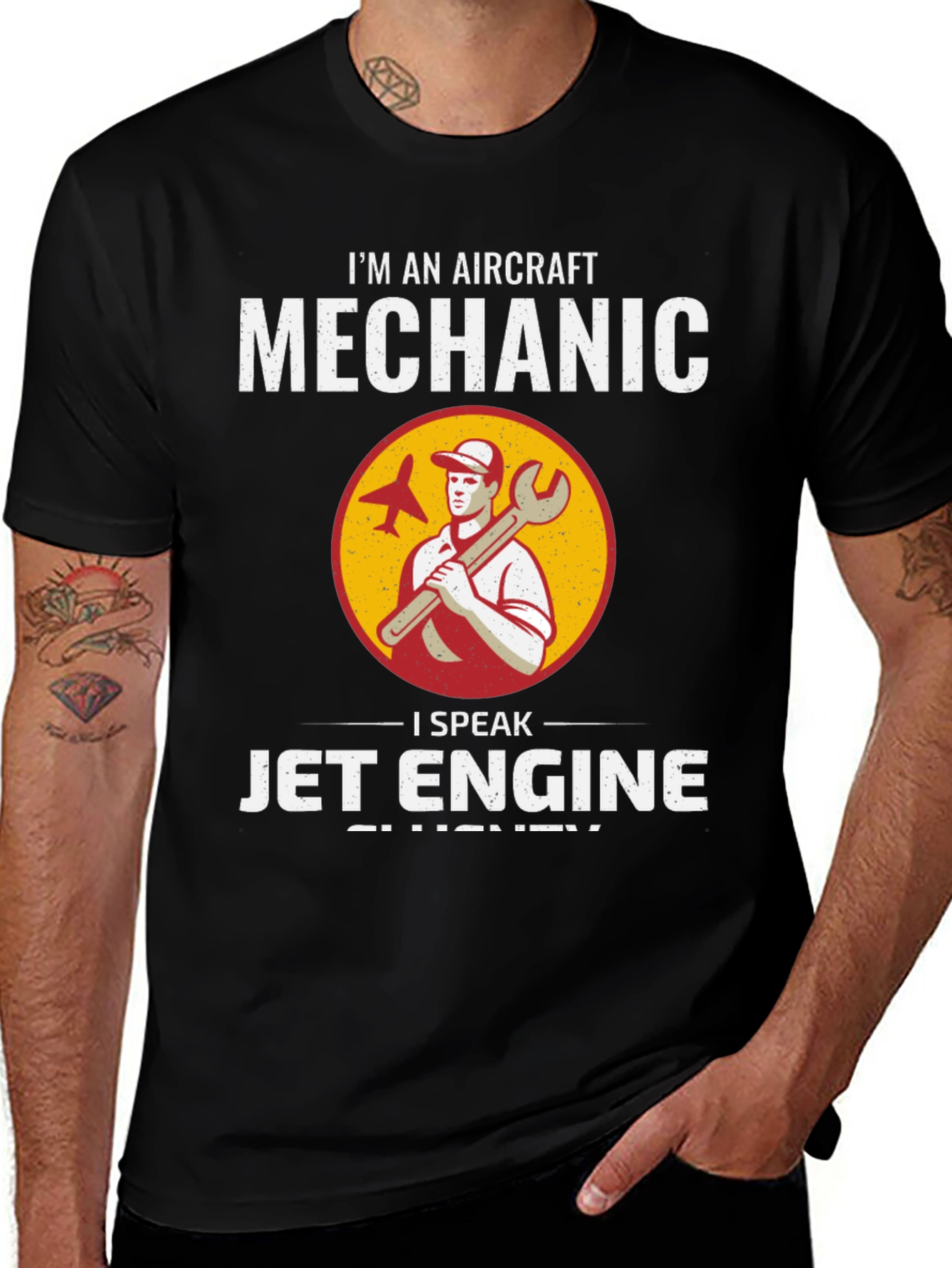 Aircraft Mechanic Jet Engine T-Shirt