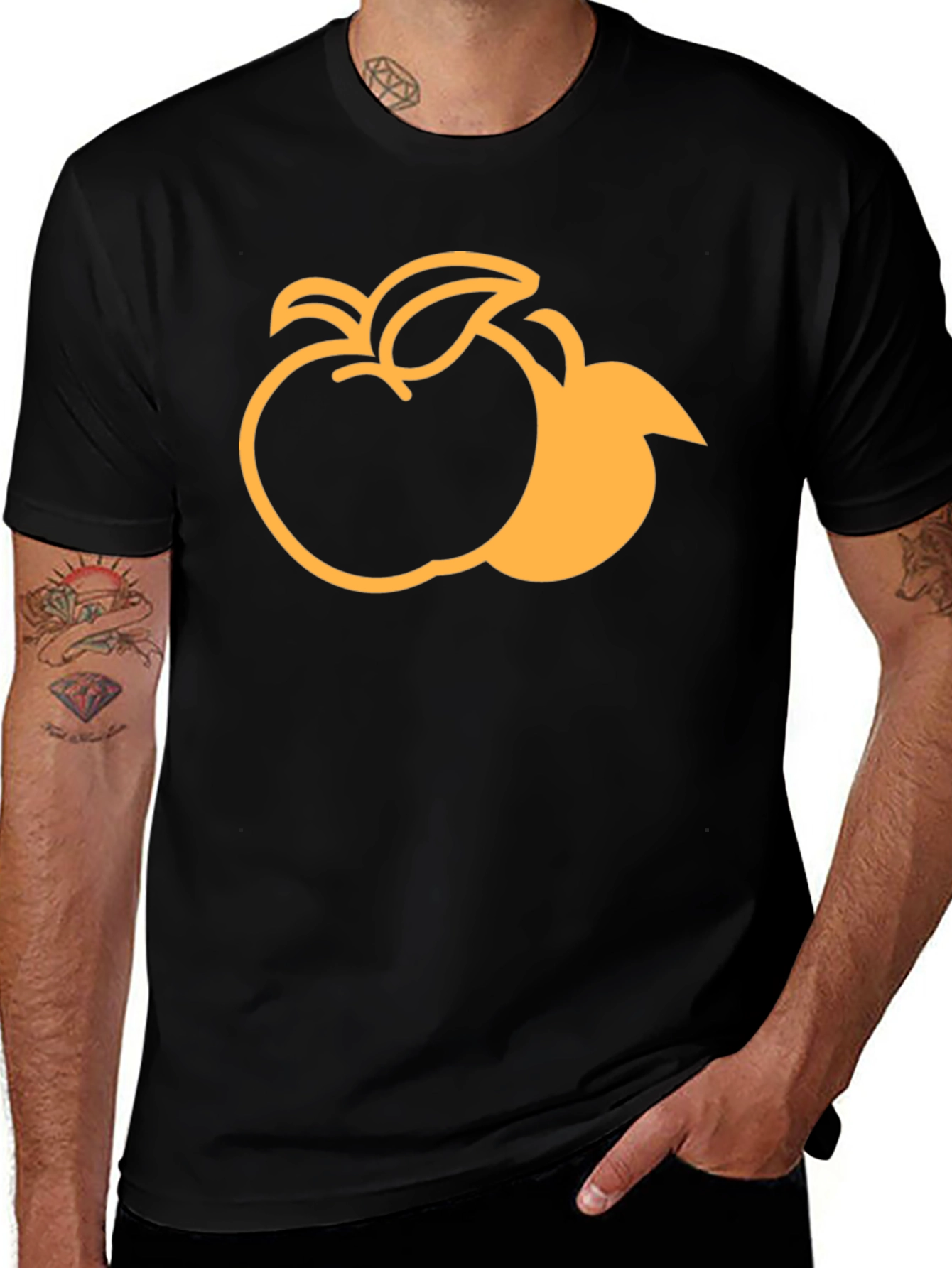 Variant 19 of Apples Graphic Tee - Stylish Cotton Blend