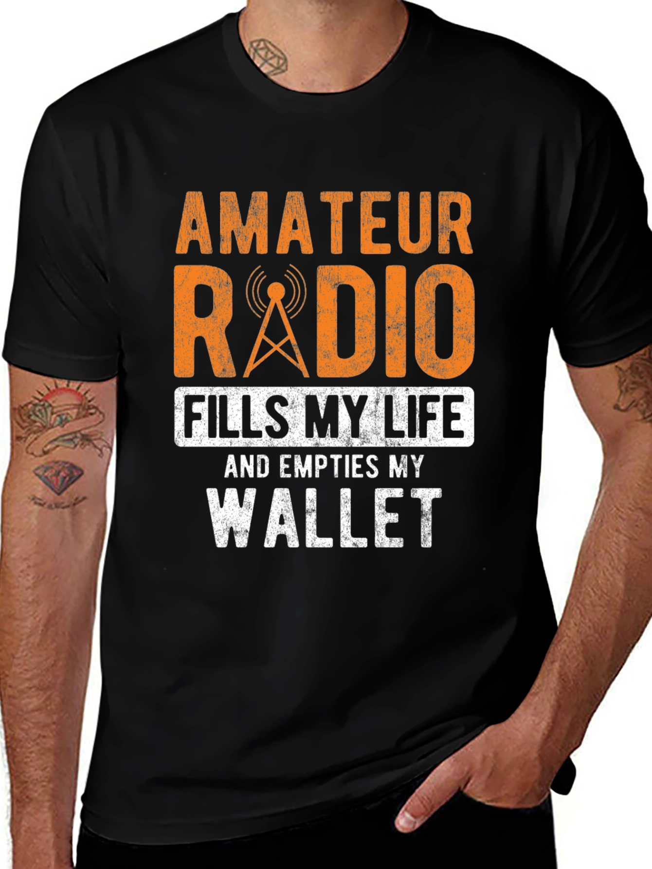 Variant 22 of Amateur Radio Fills My Life T-Shirt