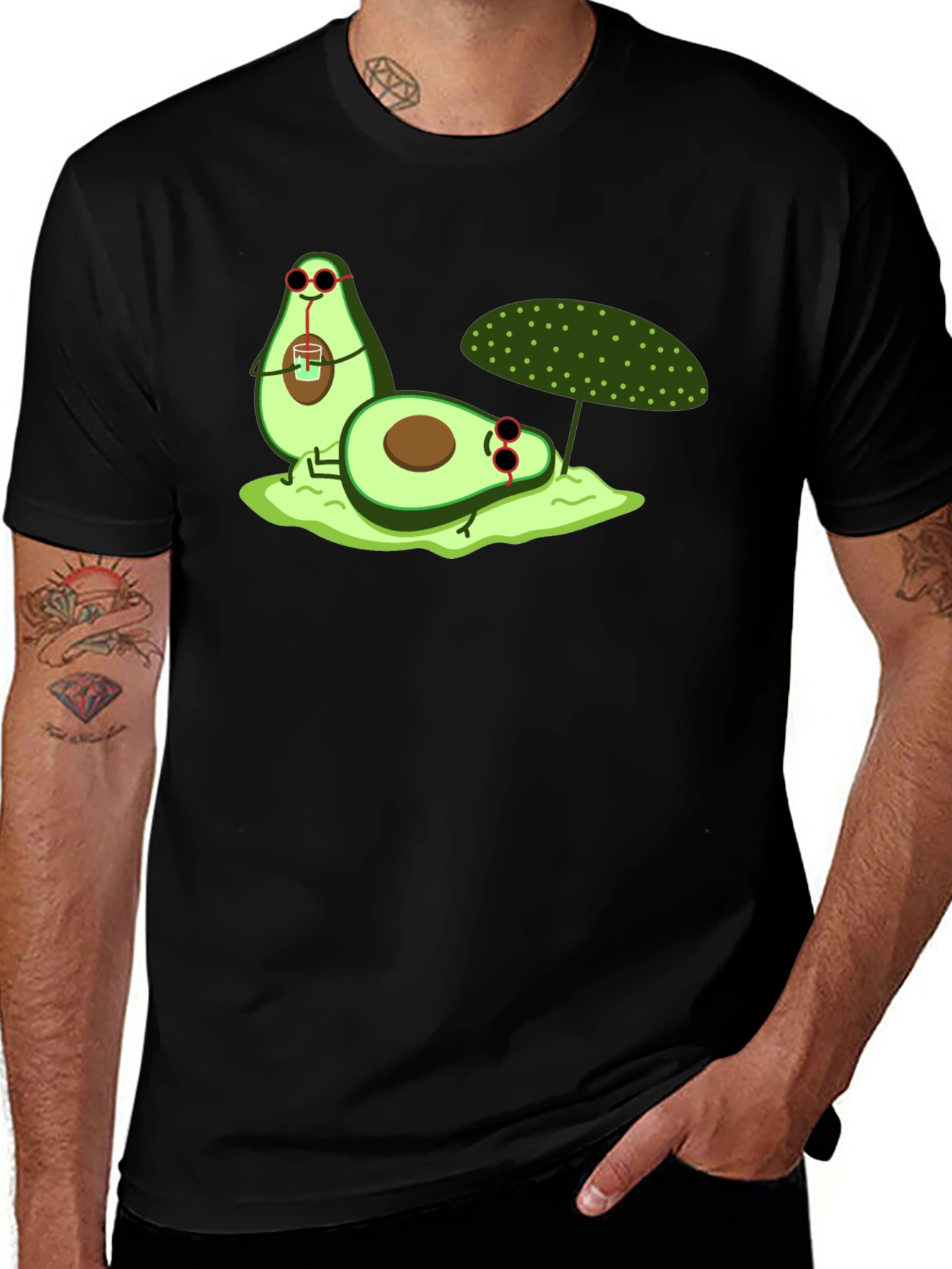Variant 17 of Avocado Summer Fun T-Shirt