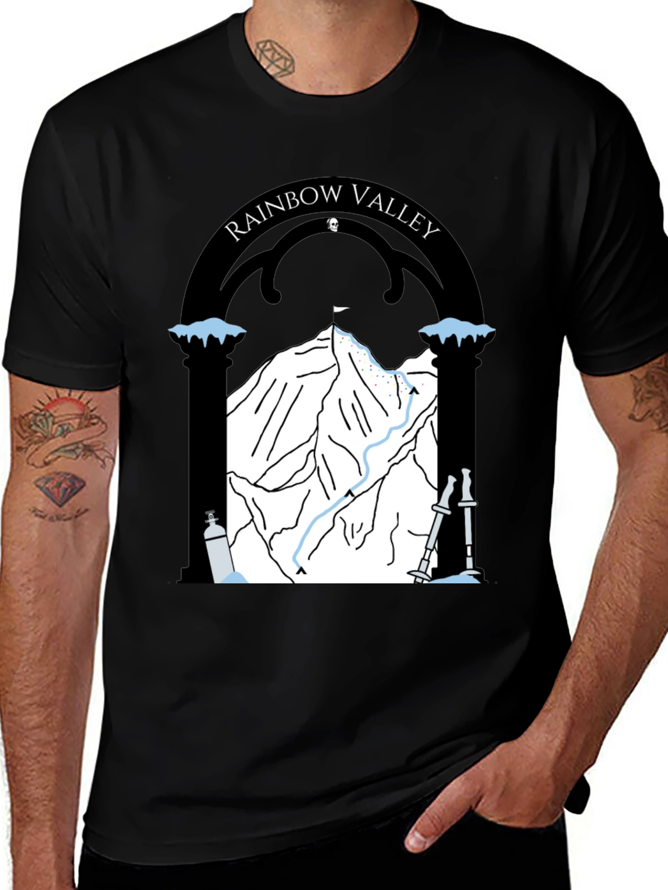 Rainbow Valley Mountain T-Shirt - Adventure Ready!