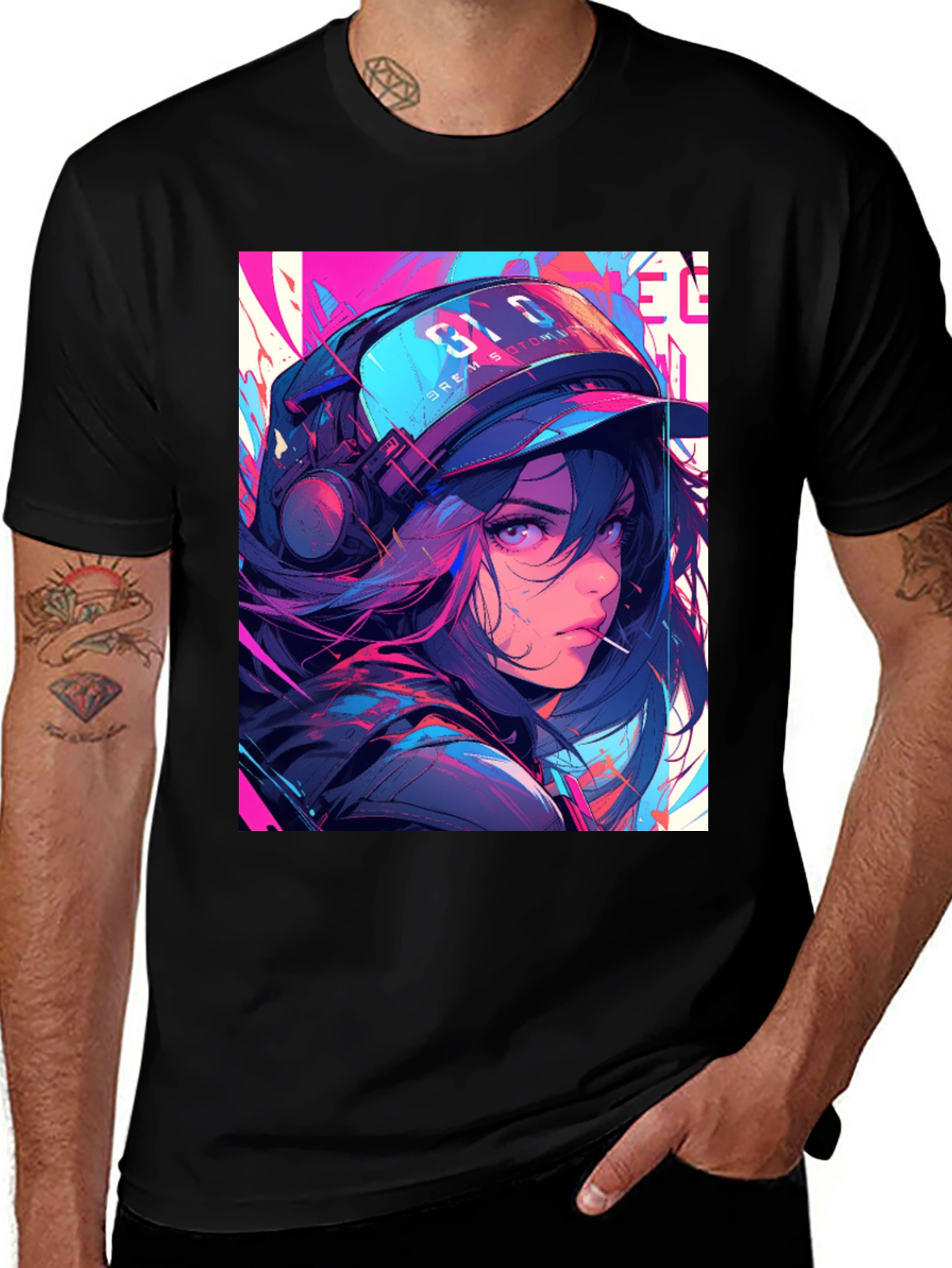 Variant 29 of Anime Girl Graphic T-Shirt - Stylish Streetwear