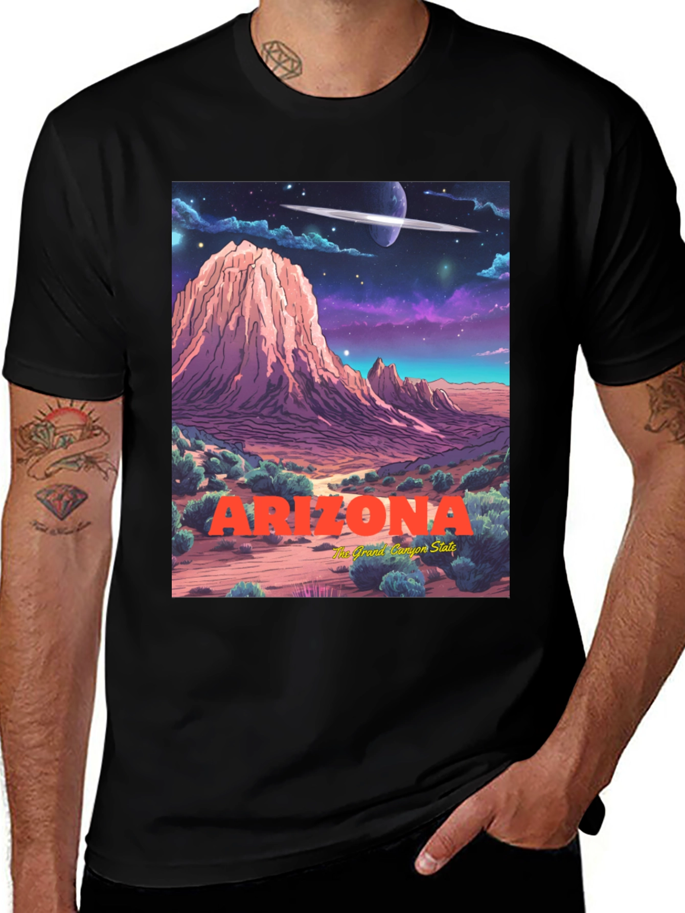 Variant 17 of Arizona Space Mountain T-Shirt