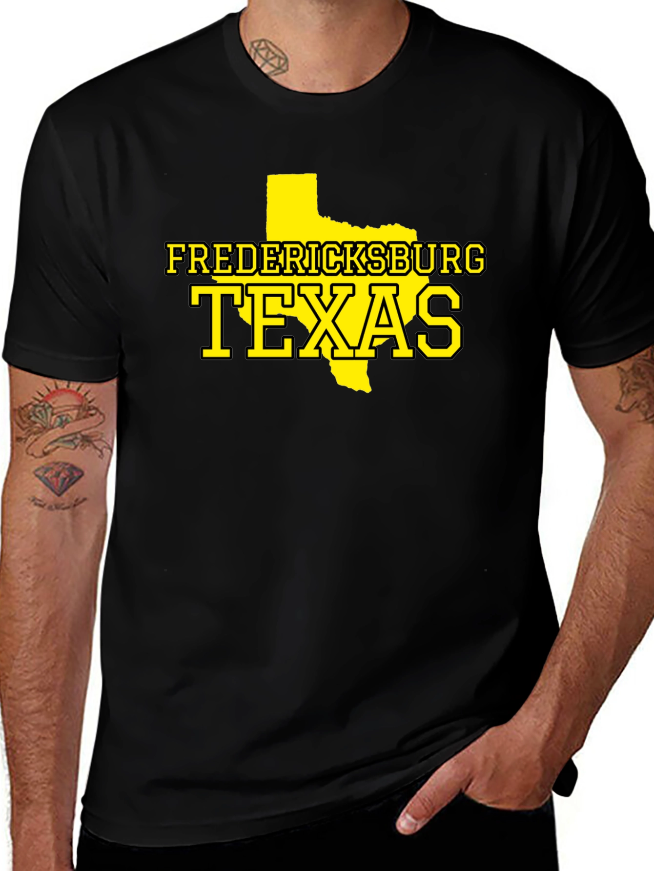Variant 15 of Fredericksburg Texas Graphic T-Shirt