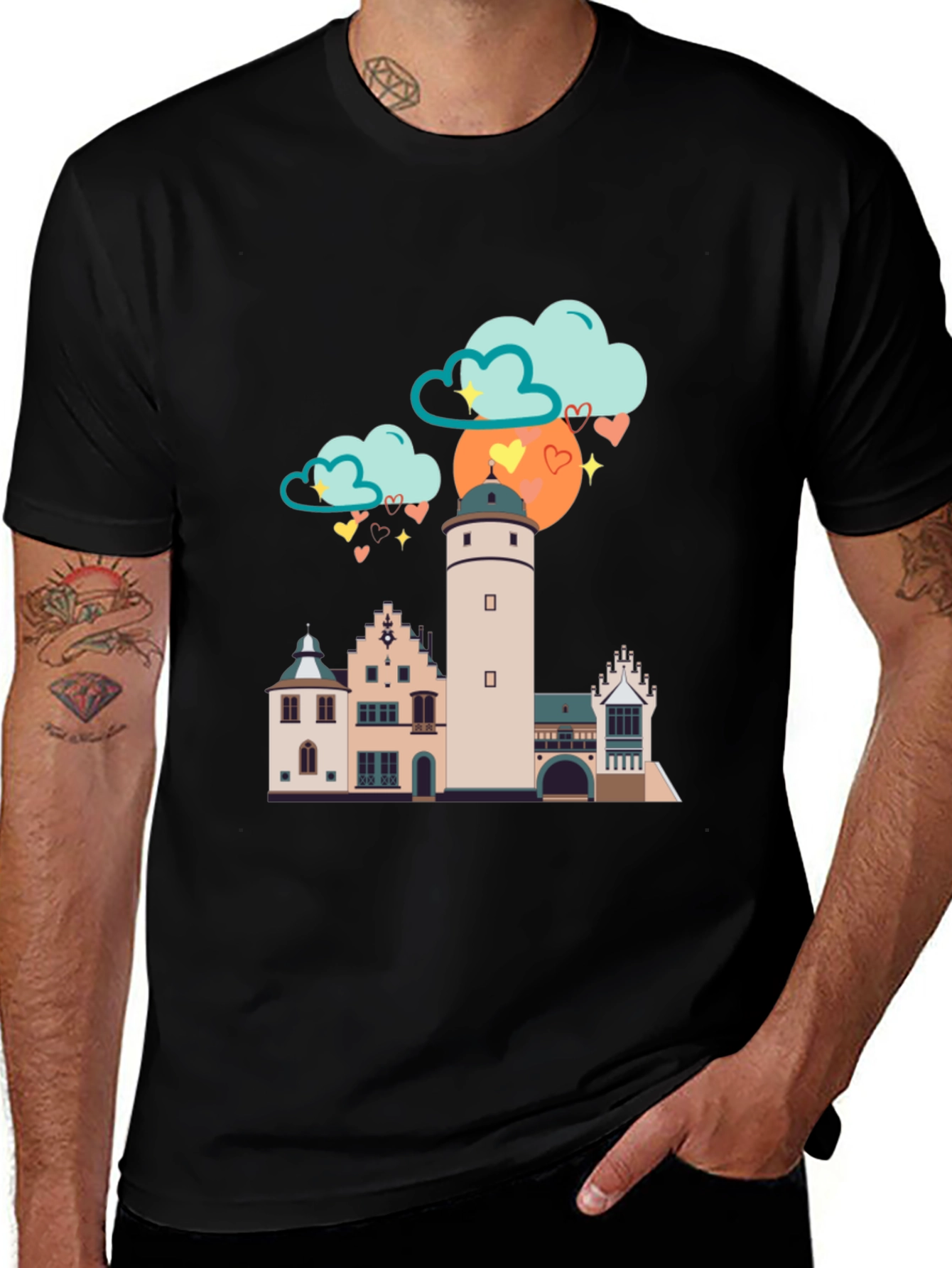 Variant 13 of Cityscape Graphic T-Shirt - Stylish Unisex Tee