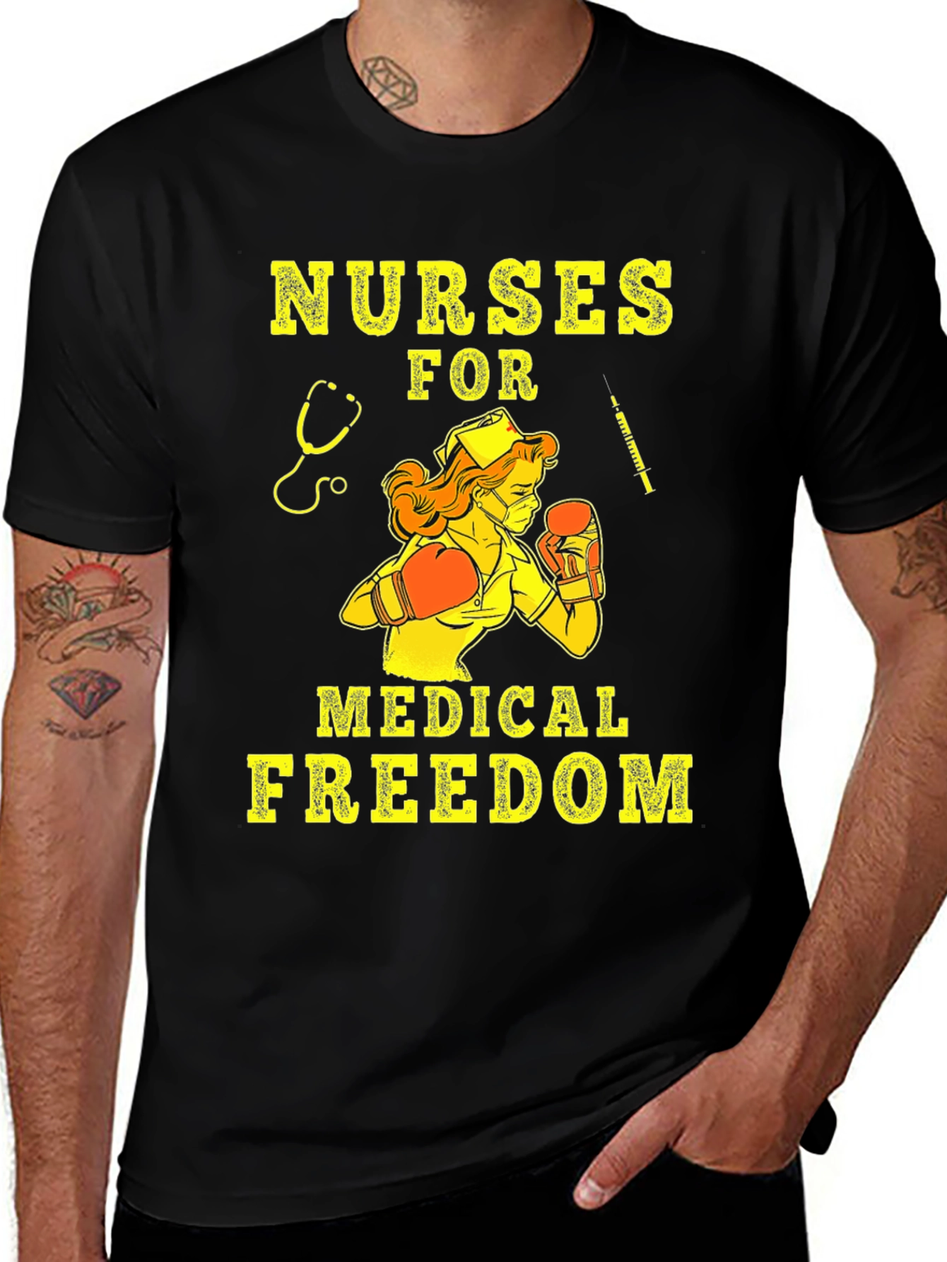 Variant 20 of Nurses For Medical Freedom T-Shirt