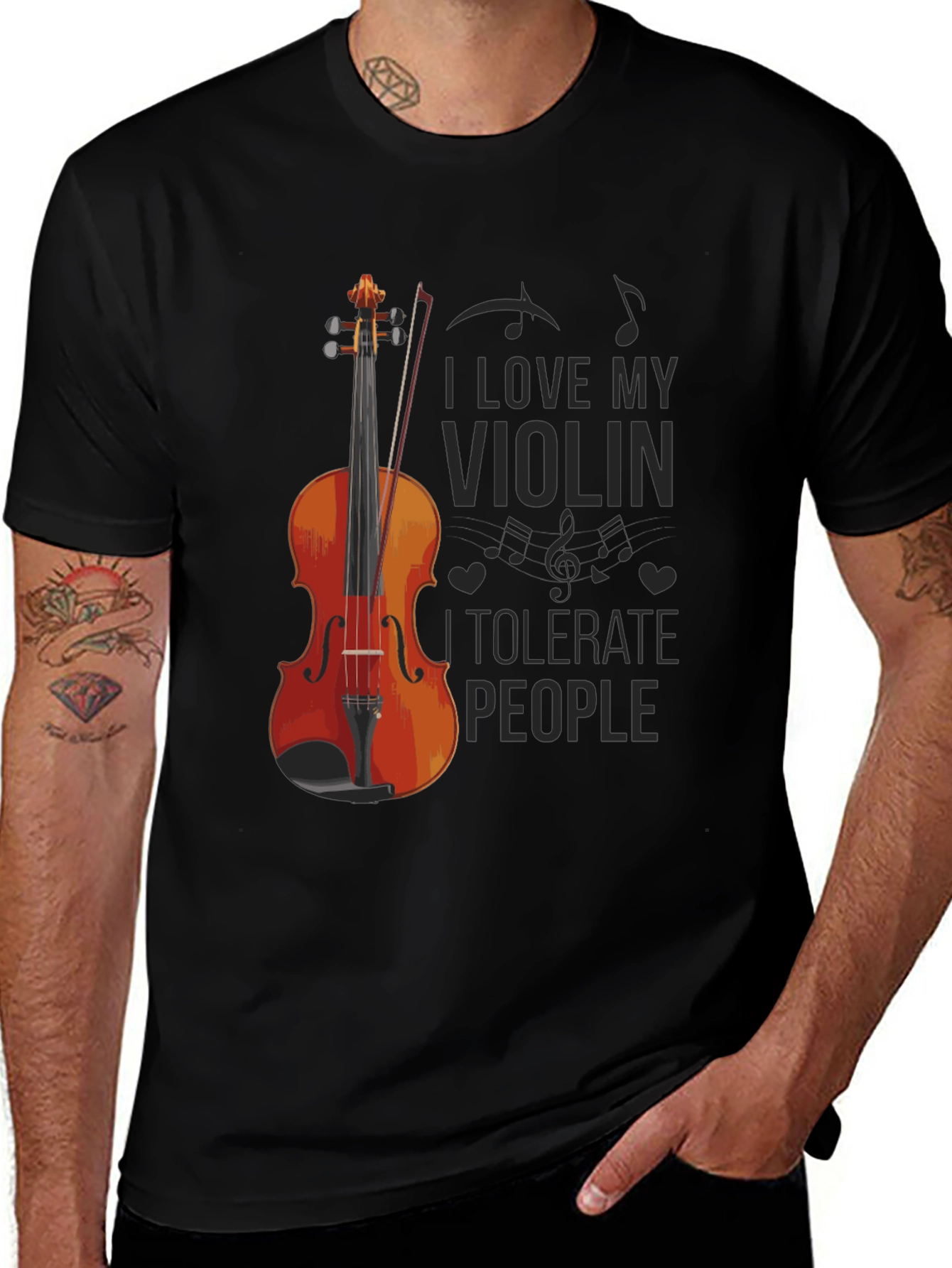 Variant 15 of I Love My Violin T-Shirt