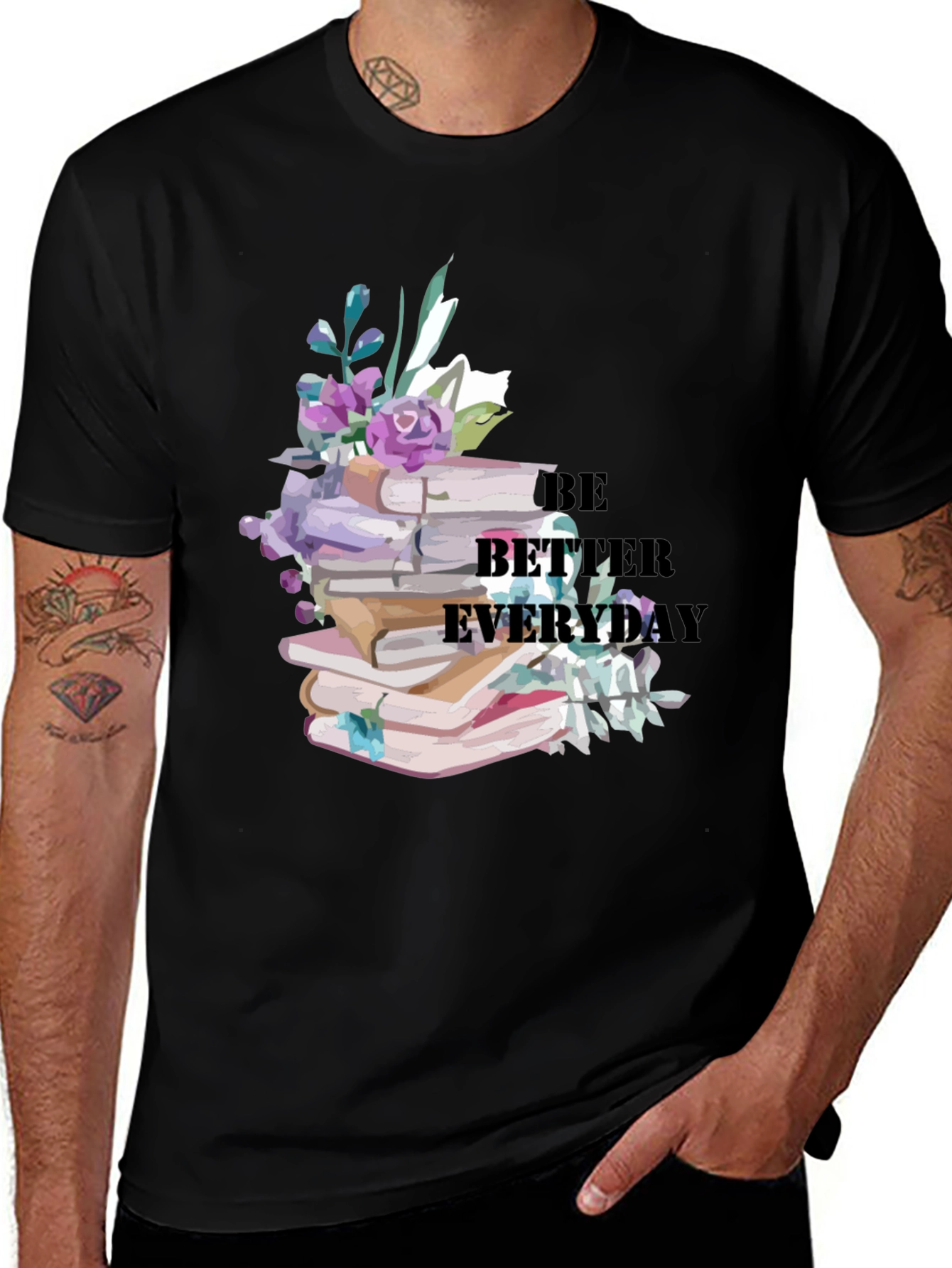 Variant 4 of Be Better Everyday Book Lover Graphic Tee