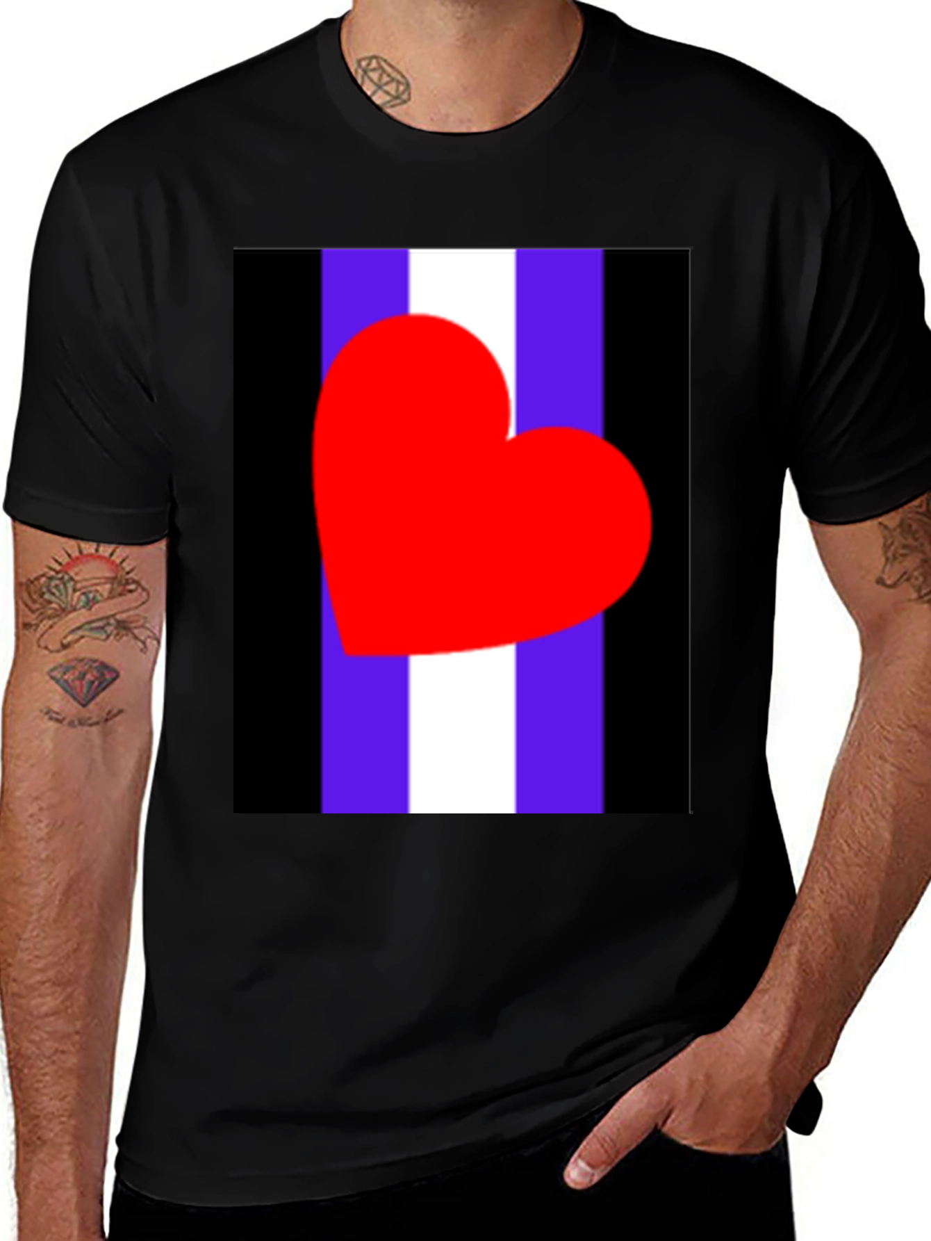Variant 8 of Heart Graphic Tee - Bold & Stylish