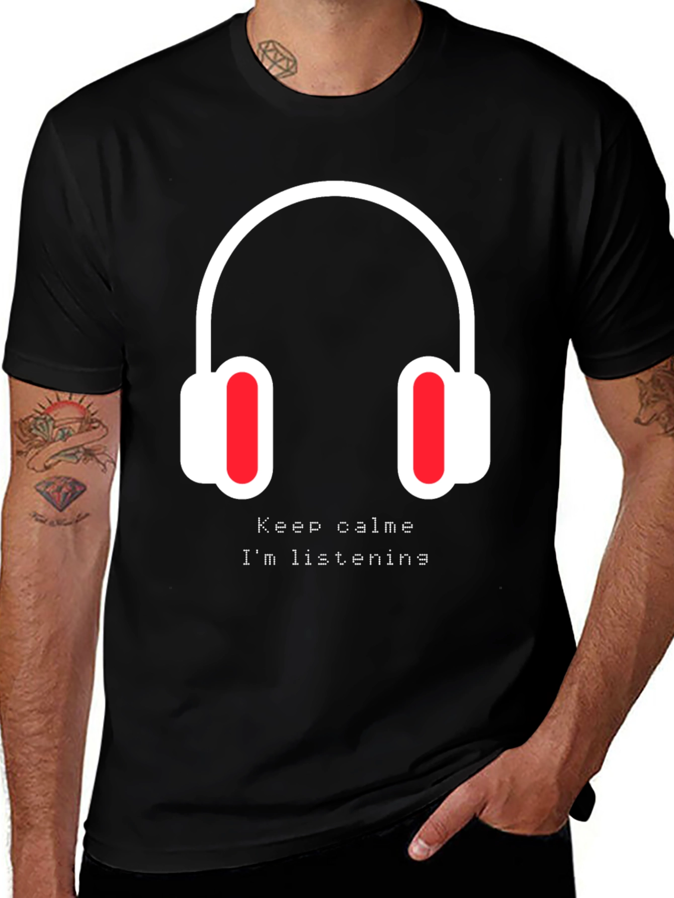 Variant 8 of Keep Calm I'm Listening T-Shirt