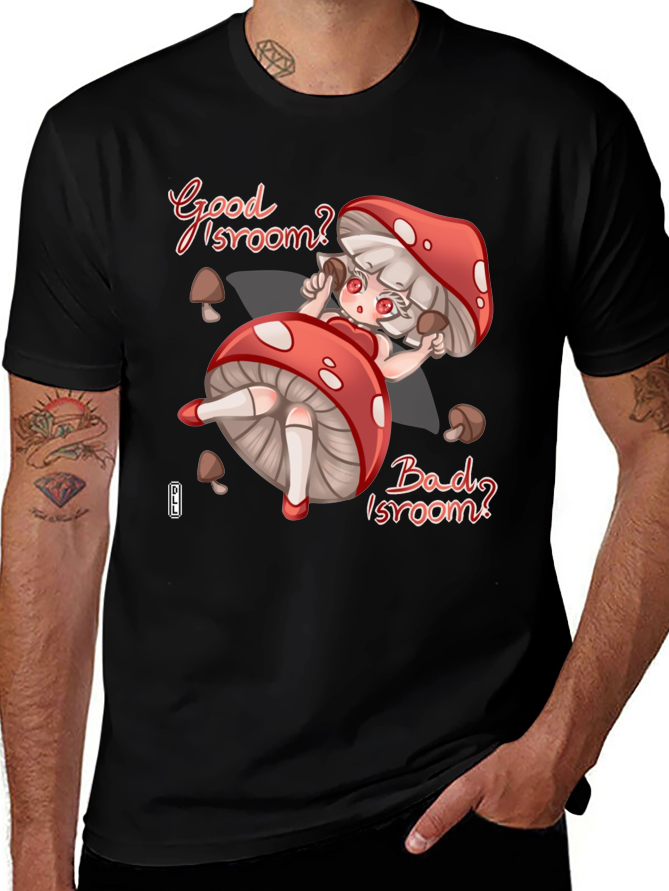 Variant 5 of Good Isroom? T-Shirt - Funny Mushroom Girl Tee