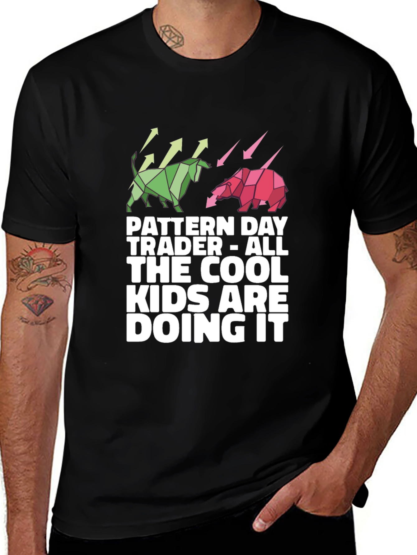 Pattern Day Trader Tee - Bull & Bear Design