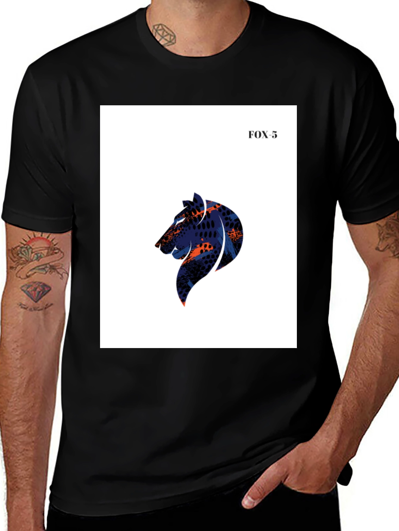Variant 14 of Fox 5 Graphic T-Shirt - Stylish Men's Tee