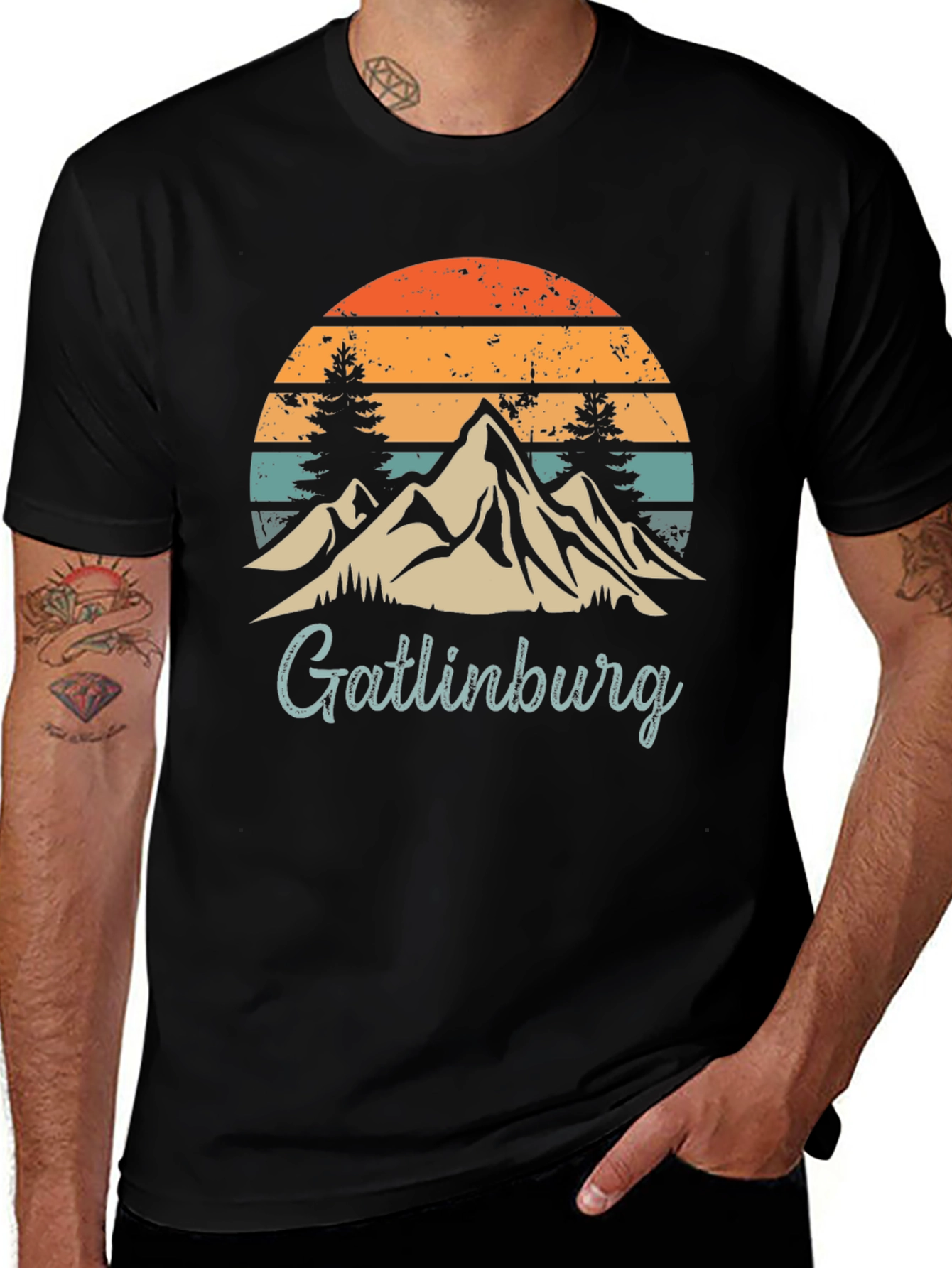 Gatlinburg Mountain Sunset T-Shirt