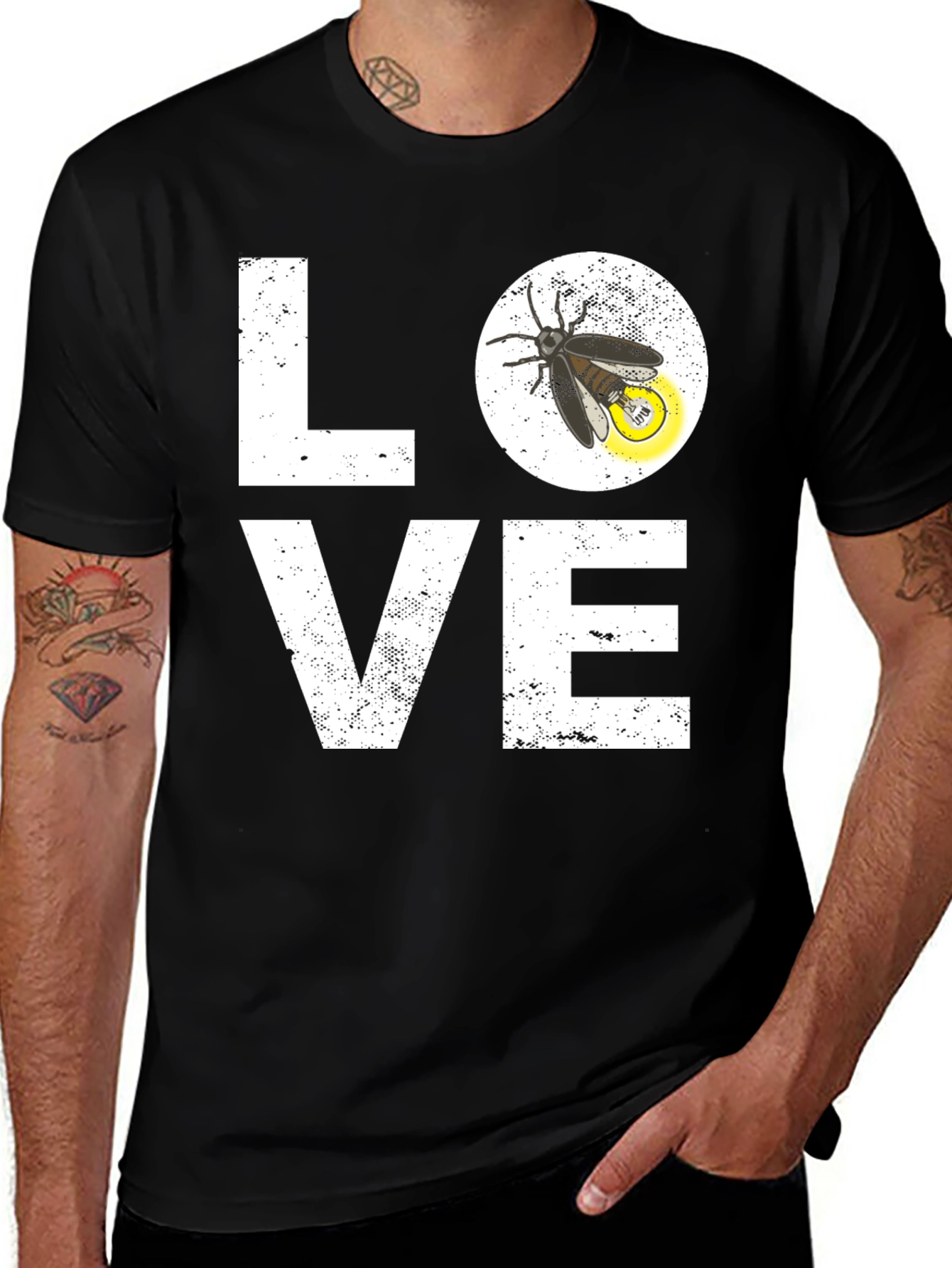 Variant 23 of Love Firefly Graphic Tee - Black
