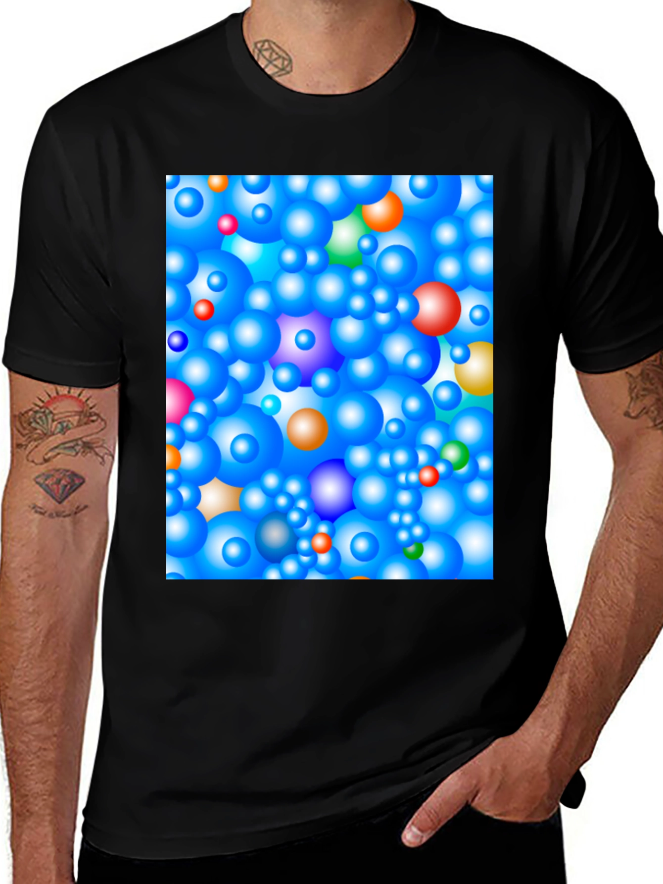 Fun Bubble Pattern T-Shirt