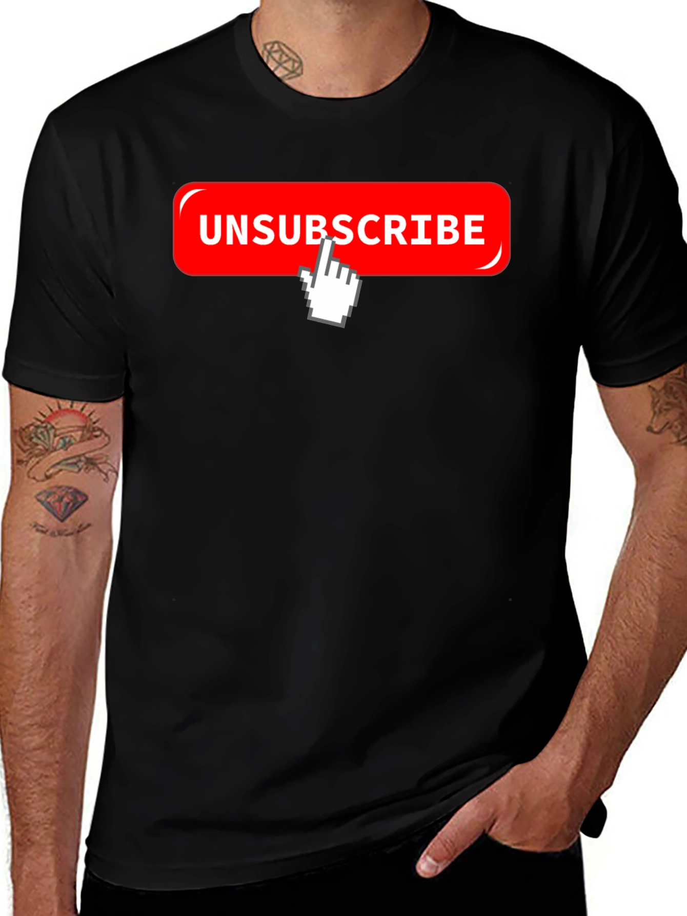 Variant 24 of Unsubscribe T-Shirt - Click Here!