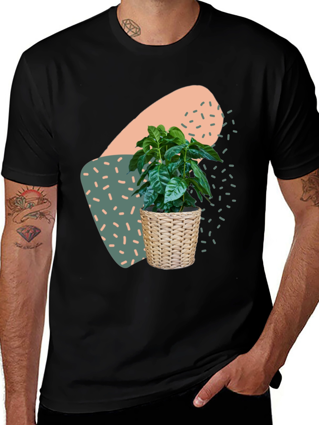 Variant 7 of Abstract Plant Graphic Tee