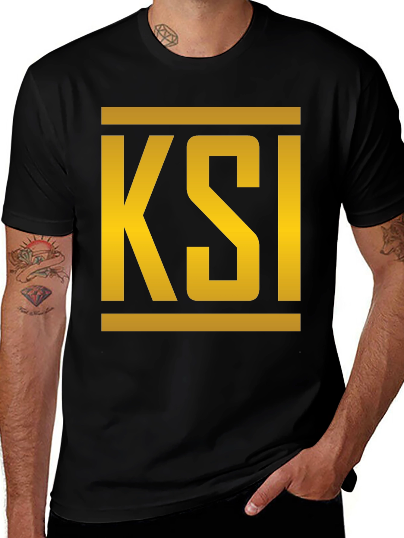 KSI Logo T-Shirt - Black Cotton Tee