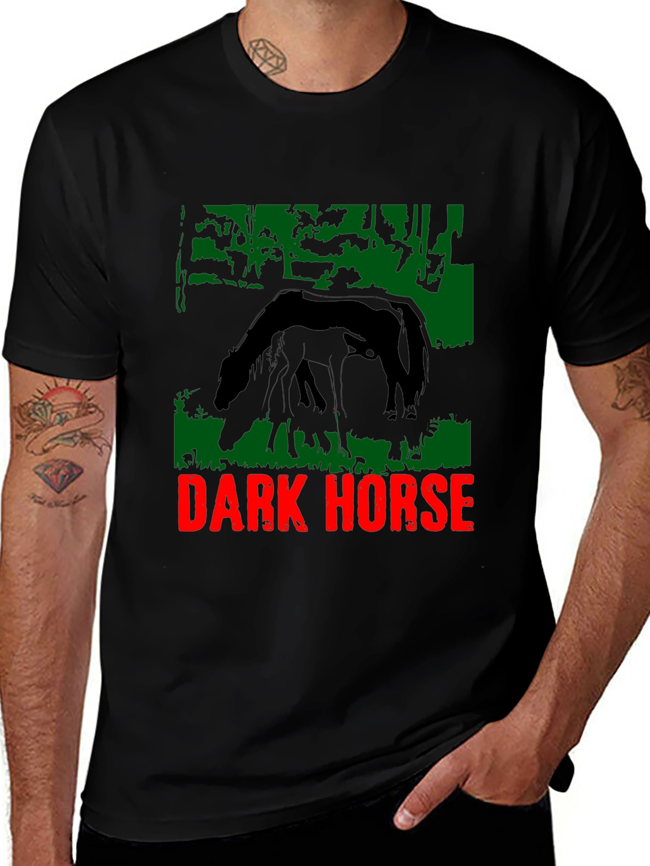 Variant 23 of Dark Horse Graphic Tee - Black